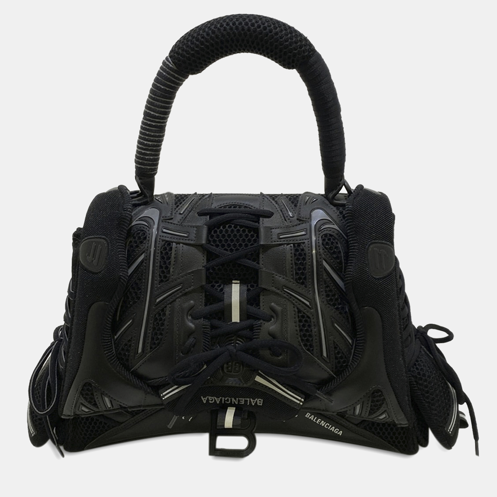 

Balenciaga Small Sneakerhead Top Handle Bag, Black