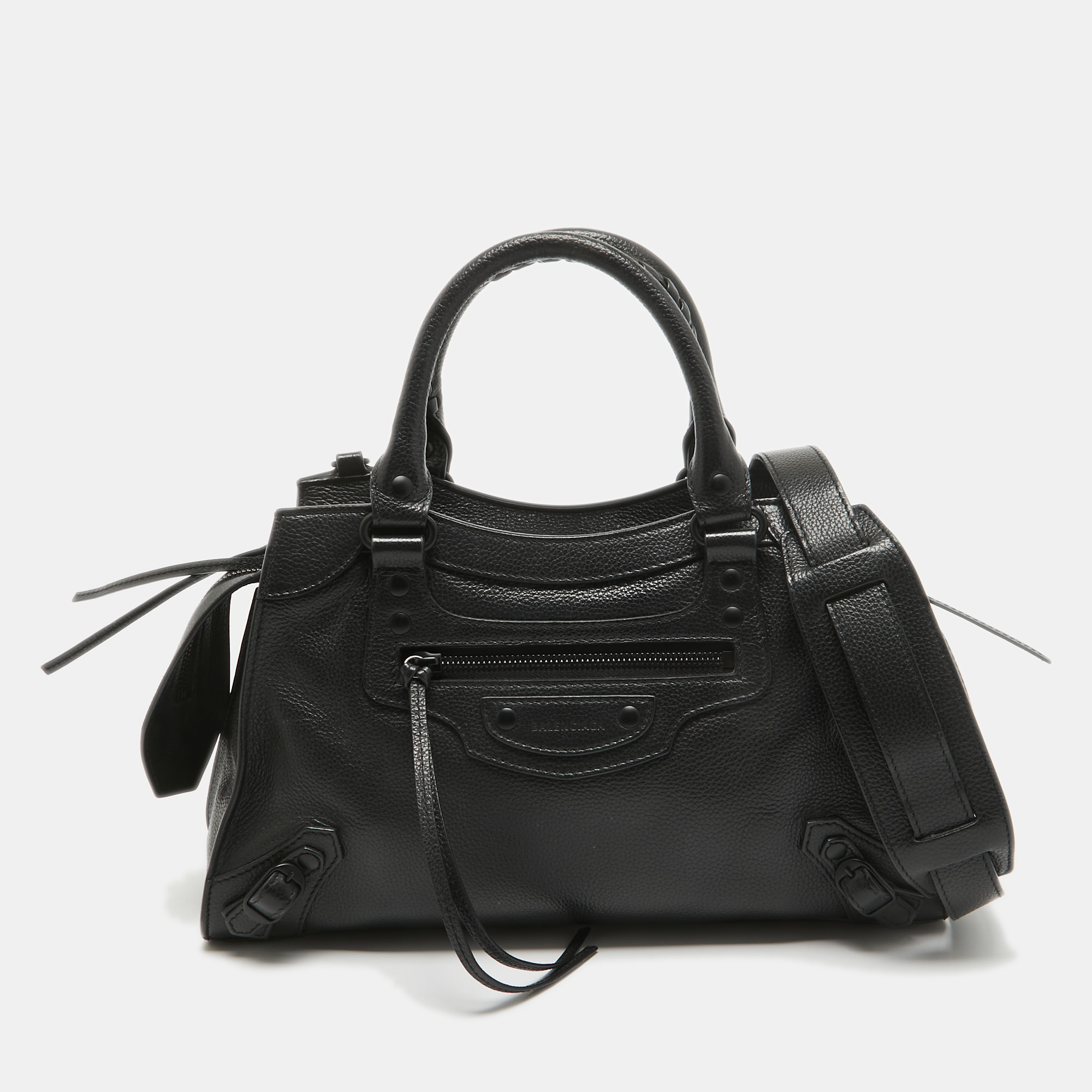 

Balenciaga Black Leather Small Neo Classic Tote