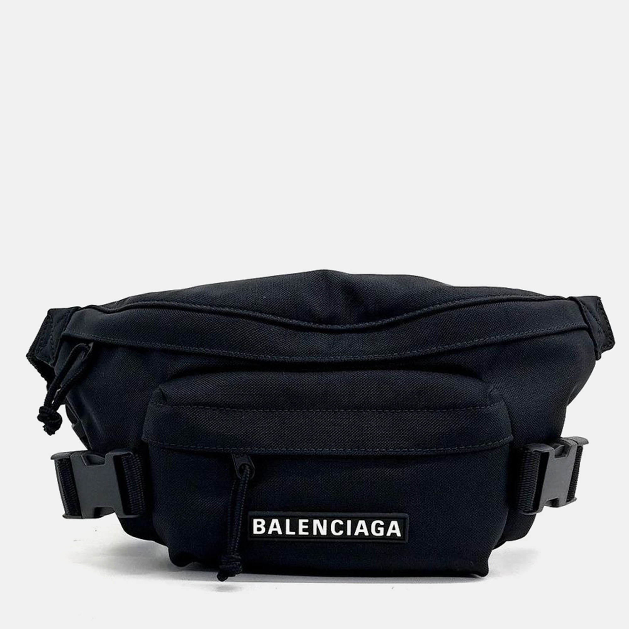 

Balenciaga skiwear belt bag, Black