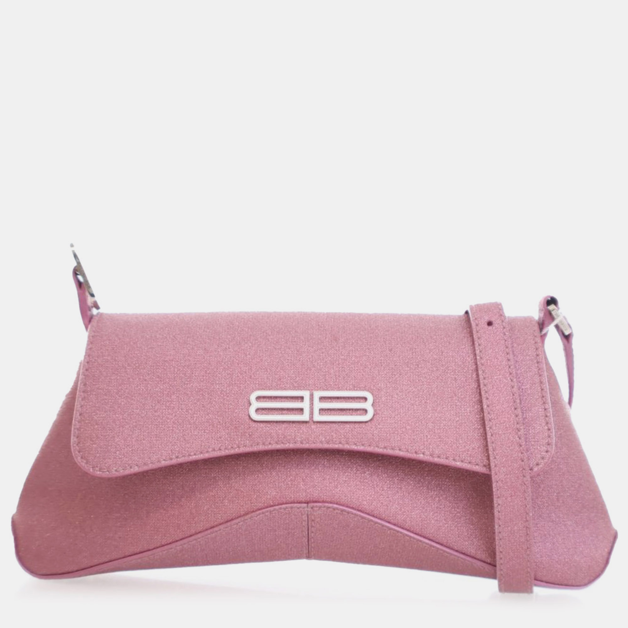 

Balenciaga Small Xx Glitter Flap, Pink