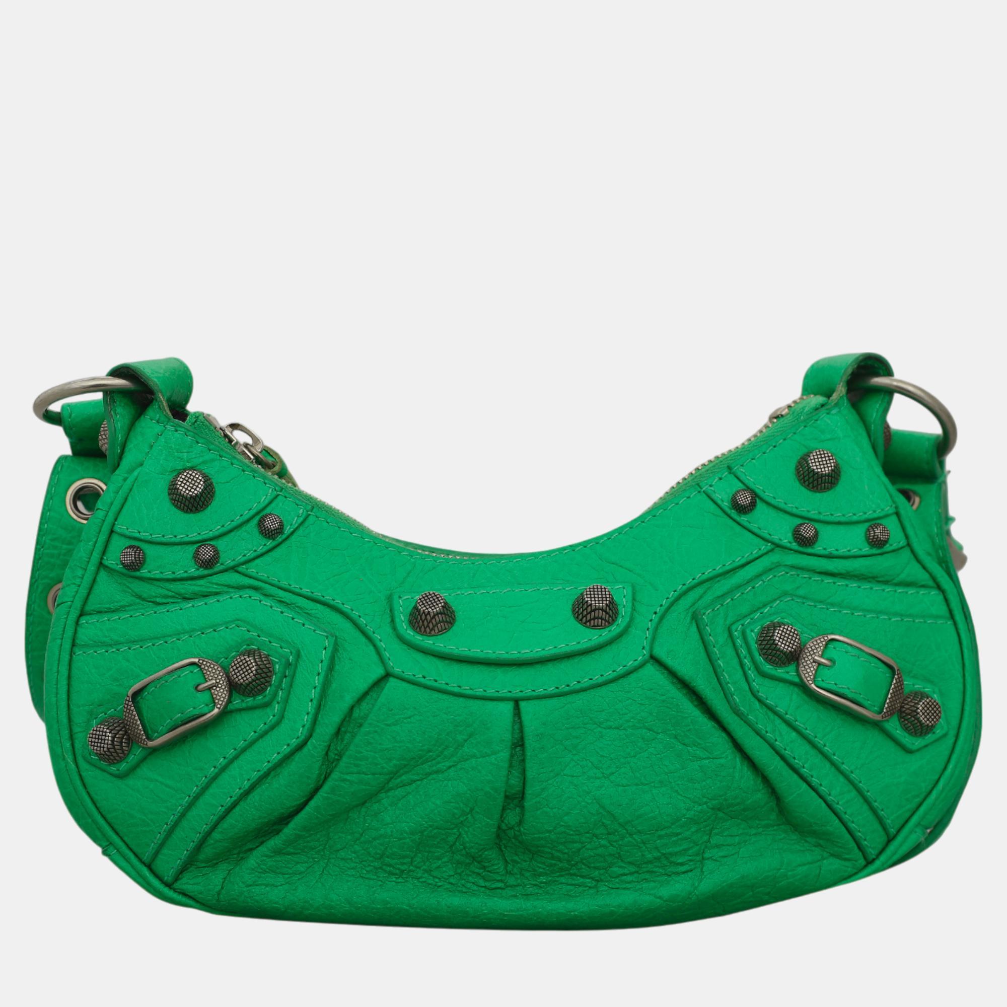 

Balenciaga Le Cagole  Bag, Green