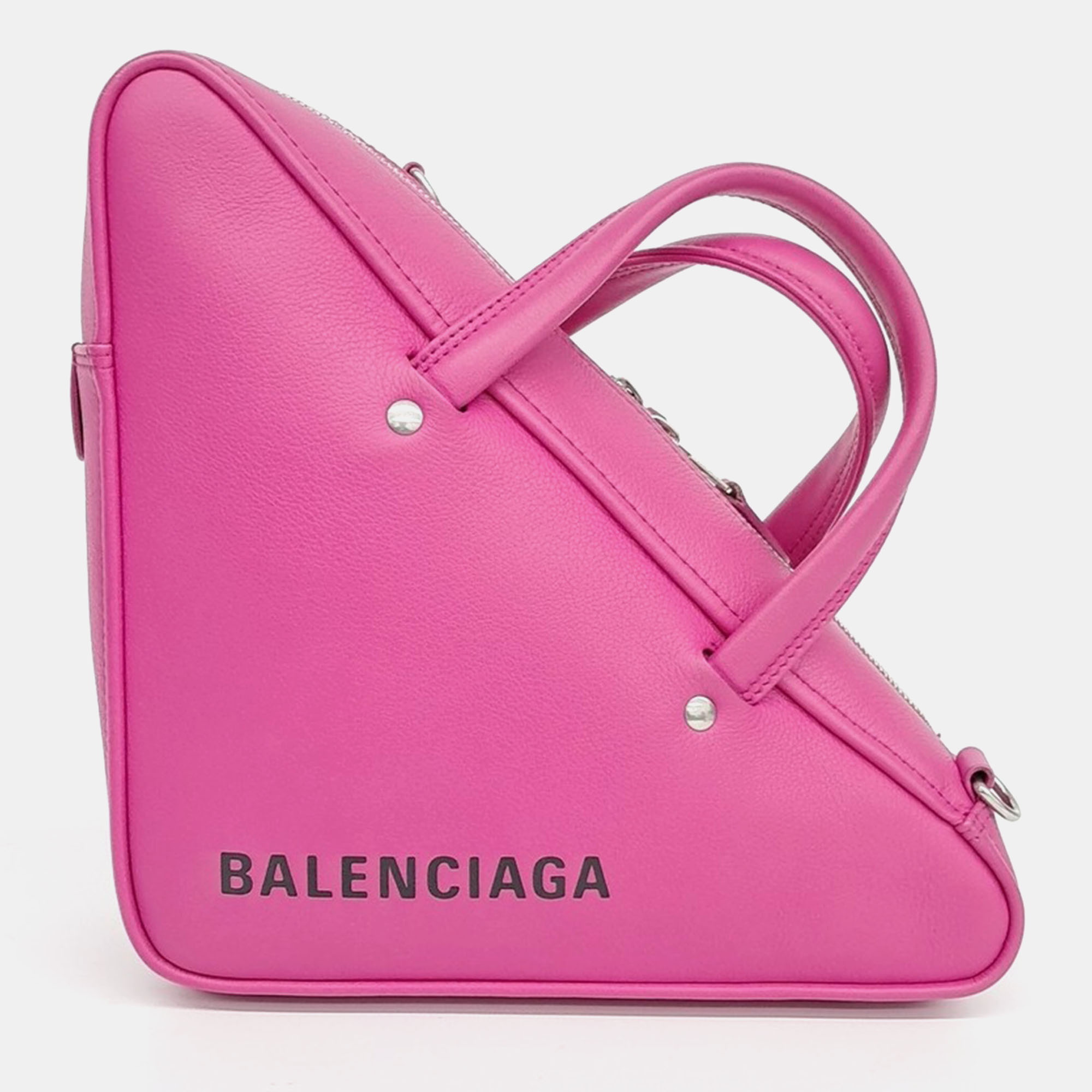 

Balenciaga Triangle Duffel Bag, Pink