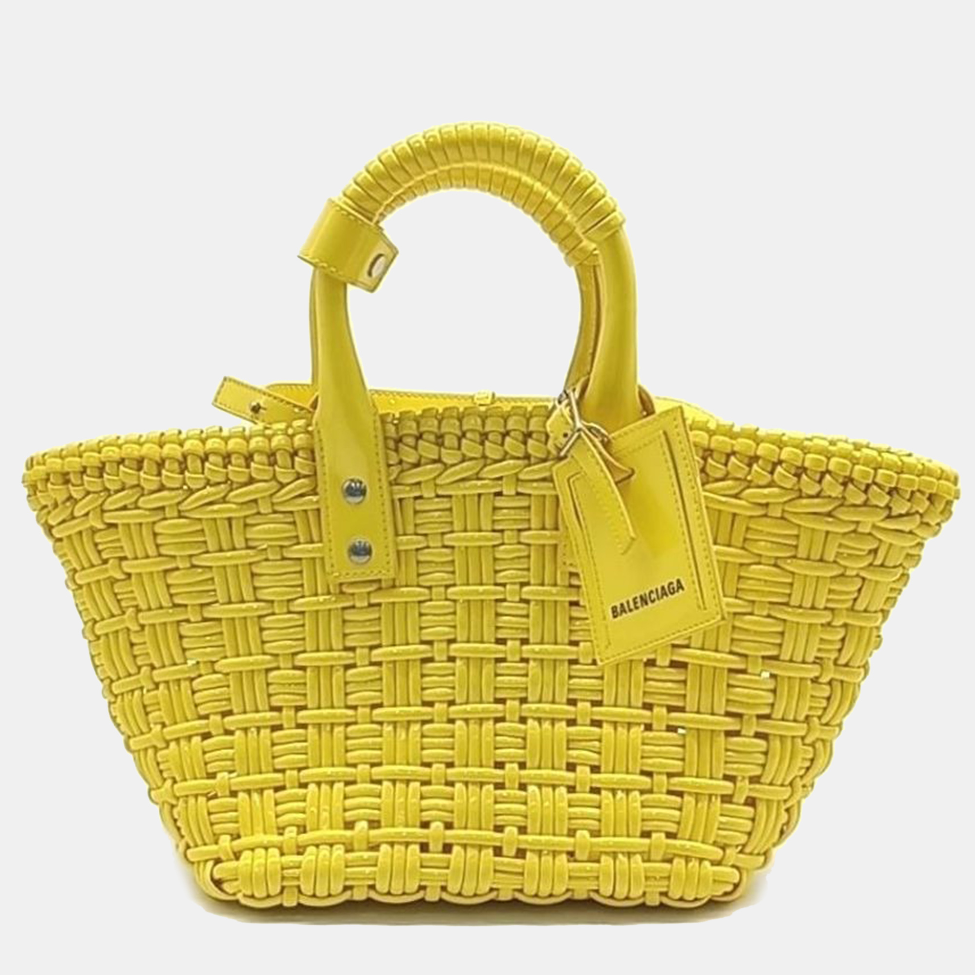 

Balenciaga Bistro Basket, Yellow