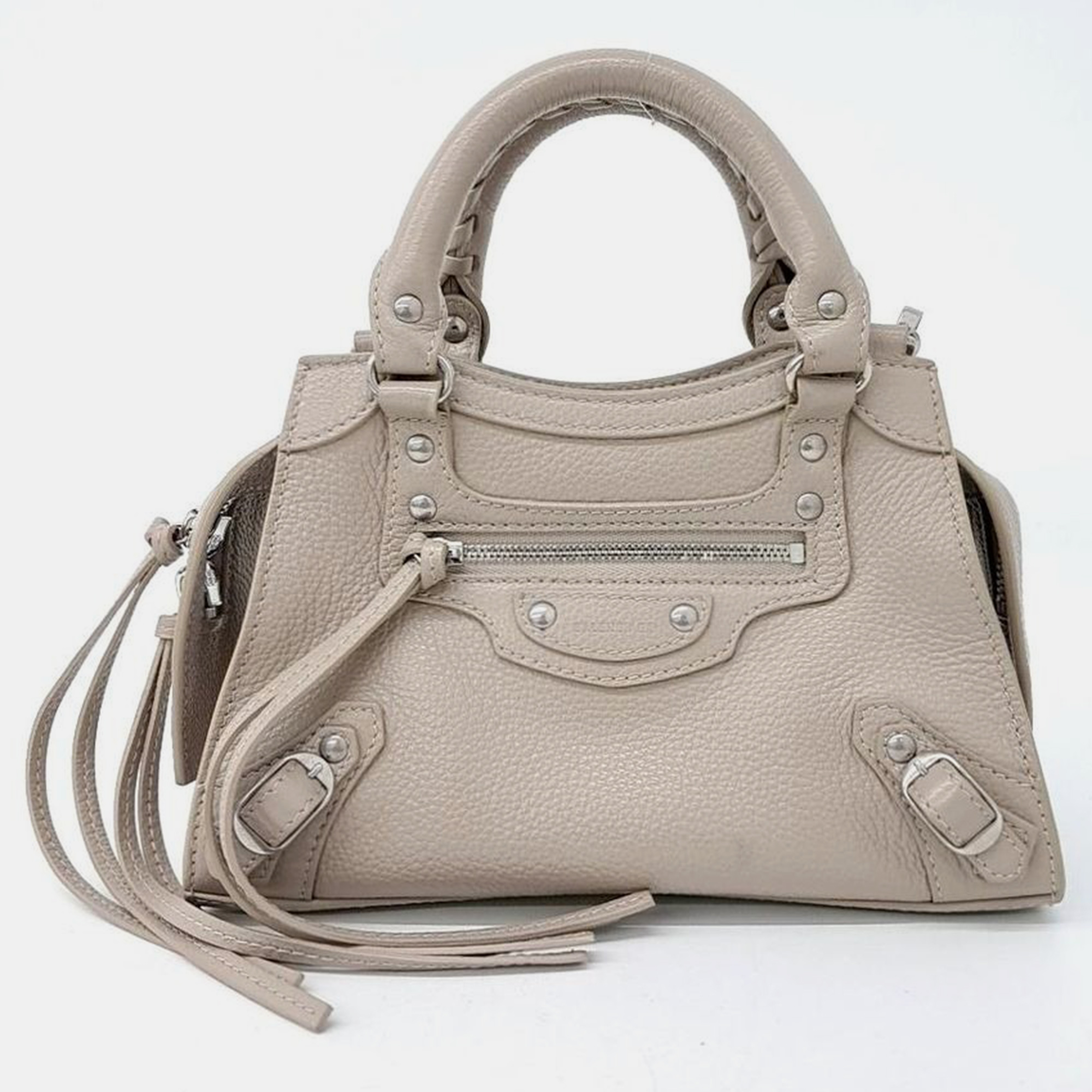 

Balenciaga Neo Classic Mini Top Handle bag, Beige