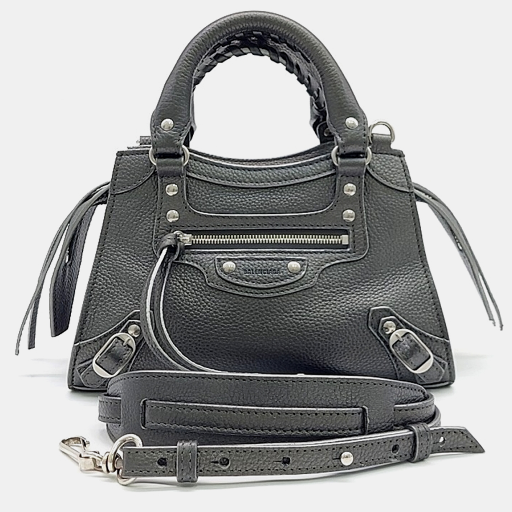 

Balenciaga Neo Classic Mini Top Handle Bag, Grey