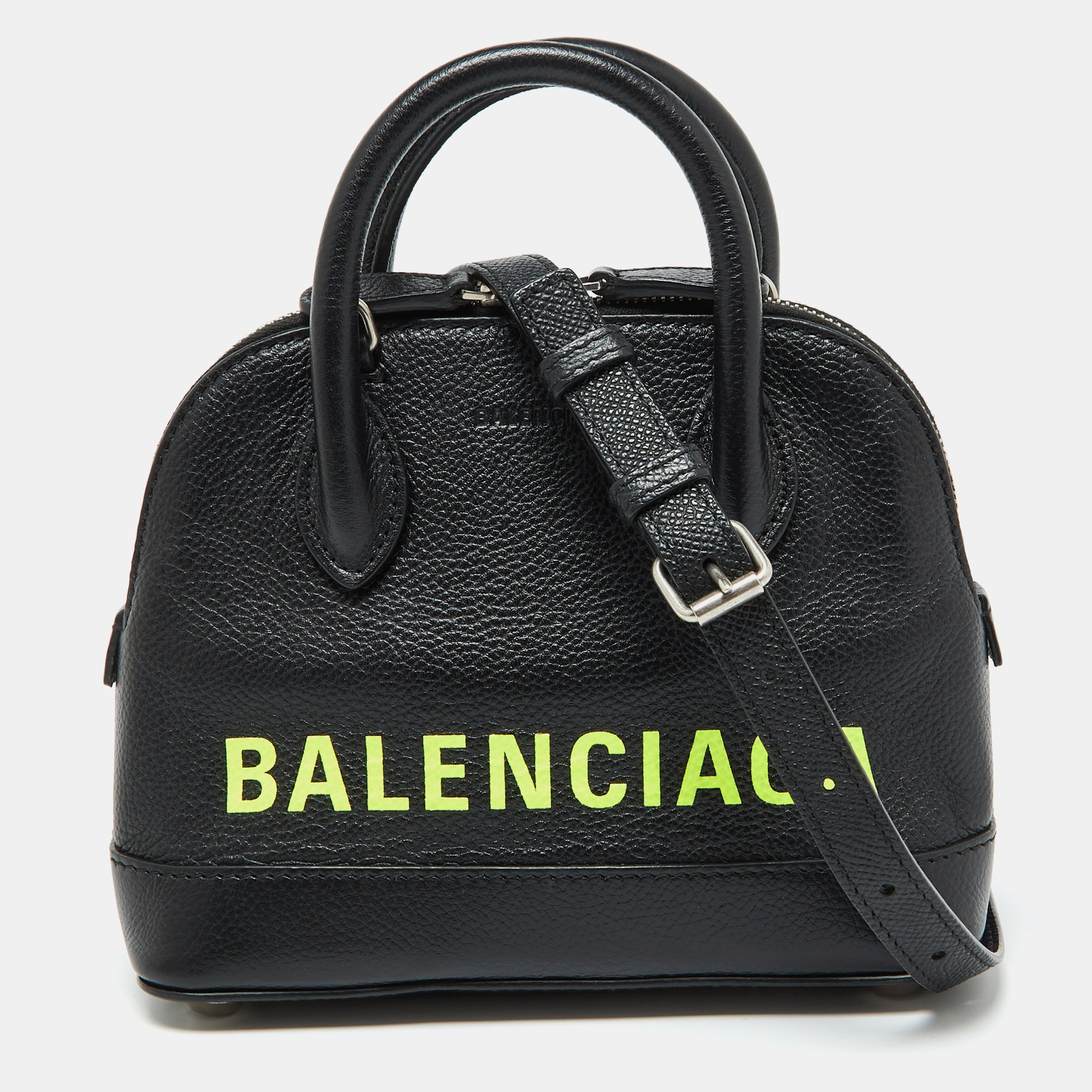 

Balenciaga Black Leather  Ville Satchel