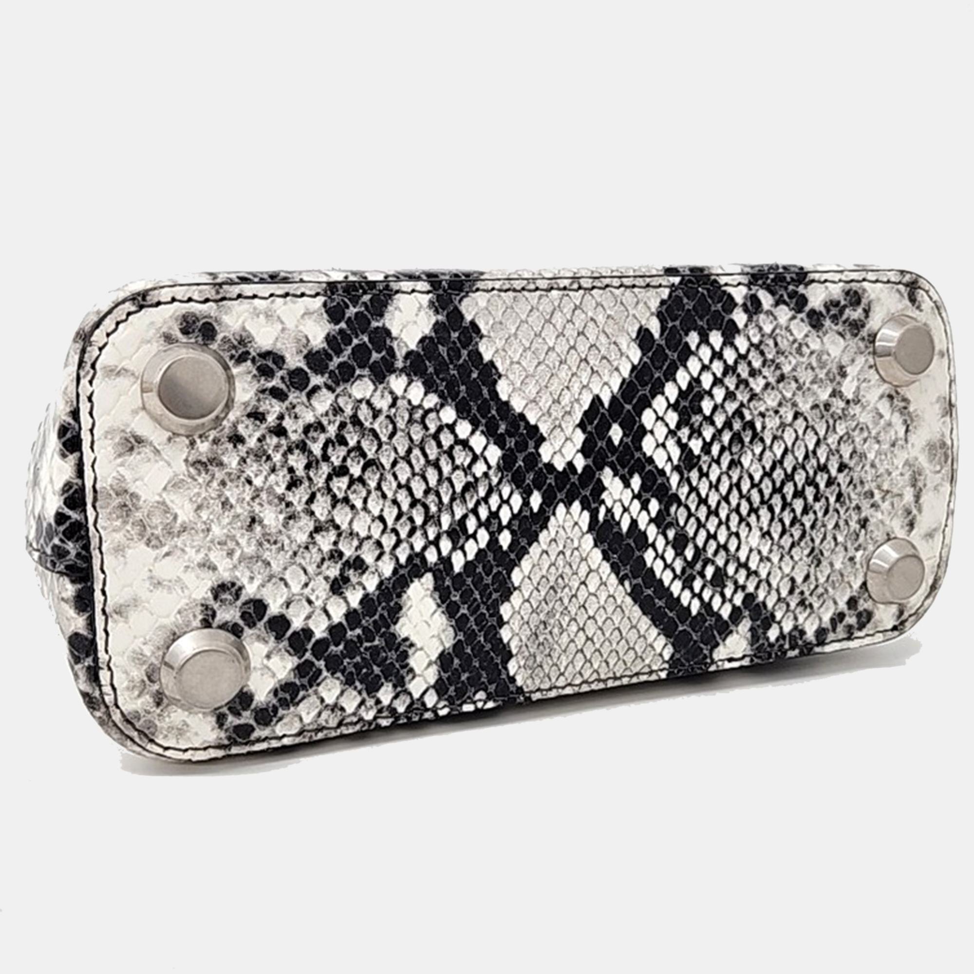 Balenciaga Multicolor Leather Bill Top Handle Bag XXS 