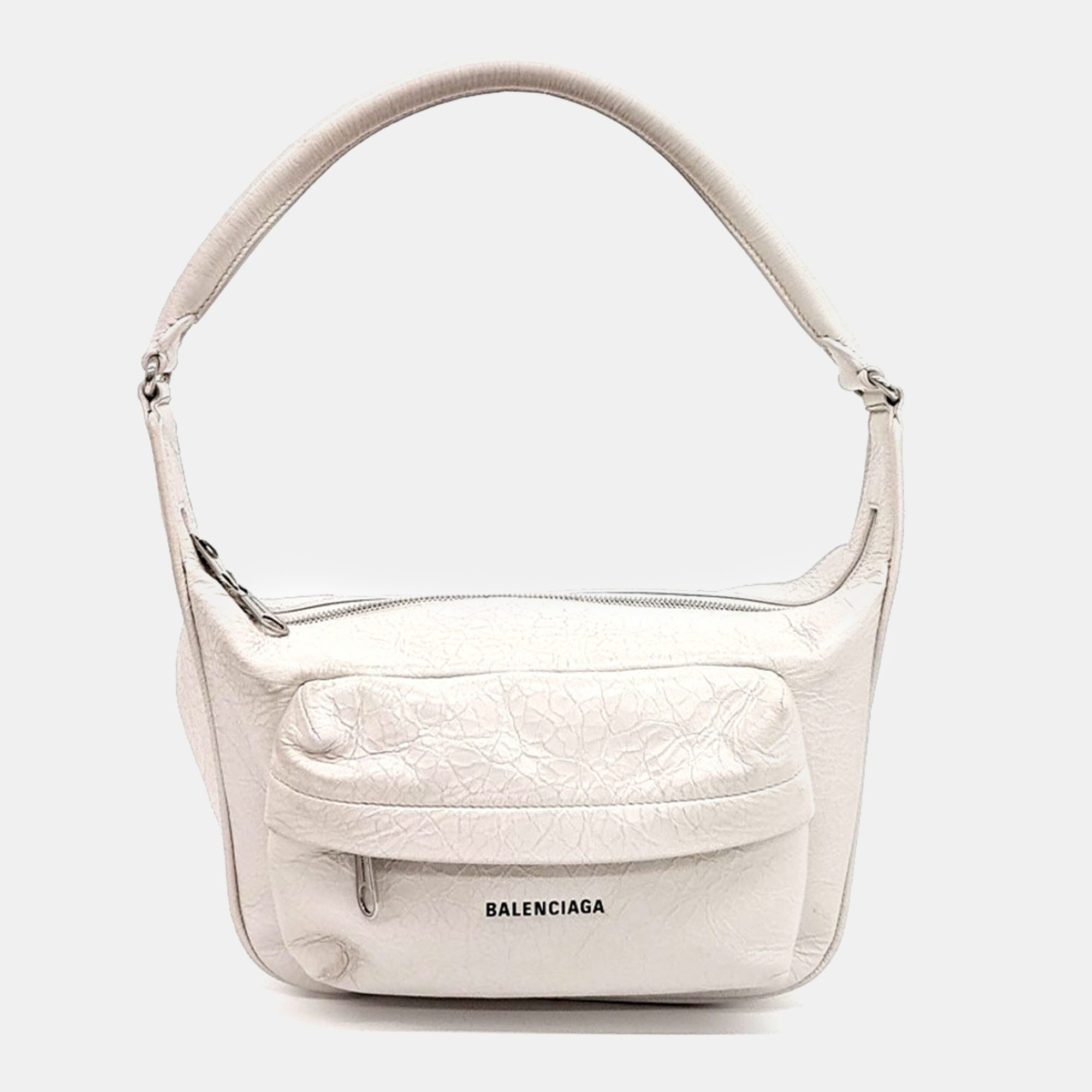 

Balenciaga White Leather medium shoulder bag