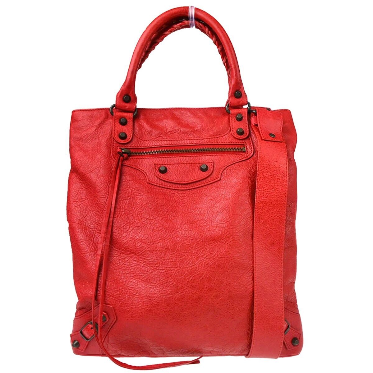 

Balenciaga Red Tote Bag