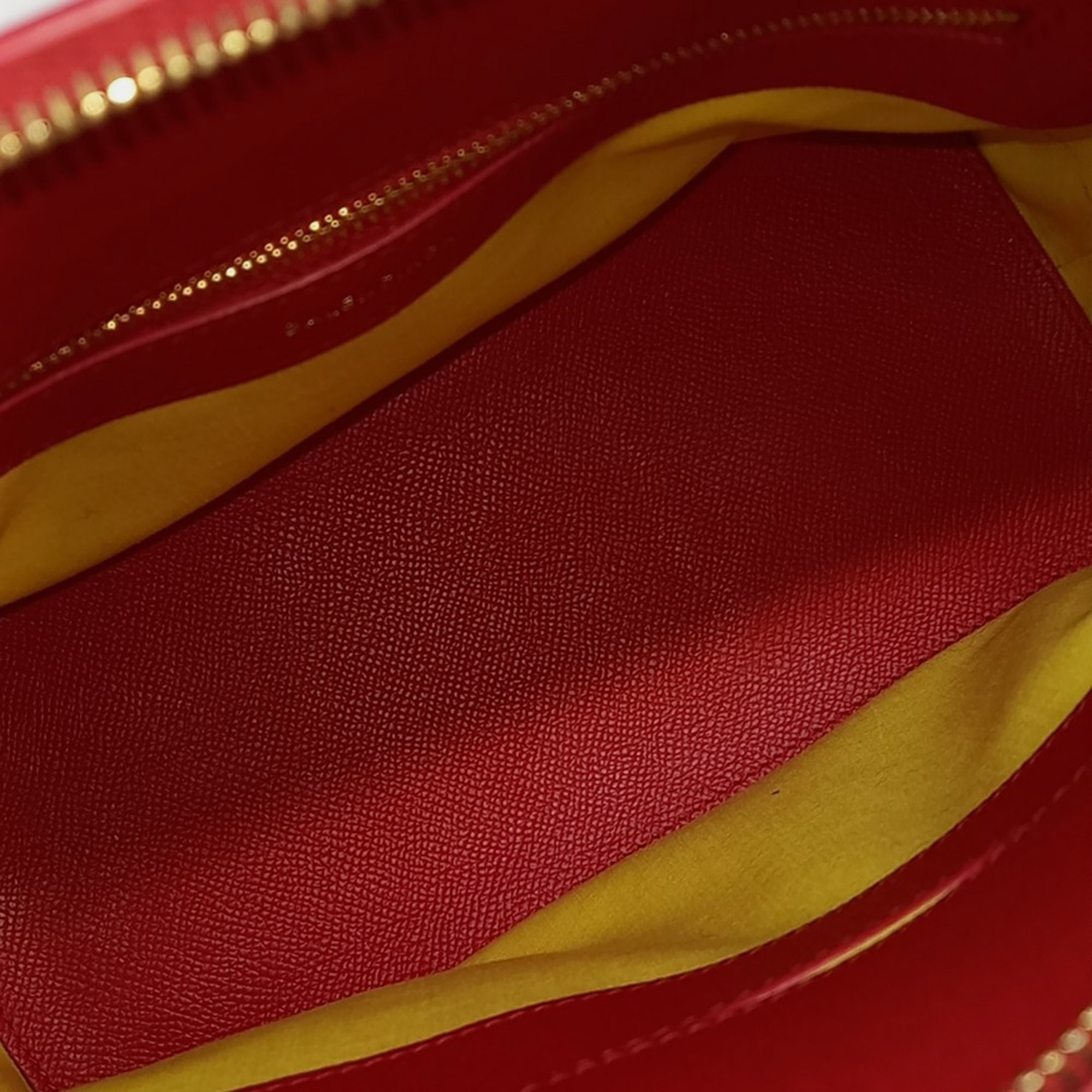 Balenciaga Red Leather Bill top handle bag S 