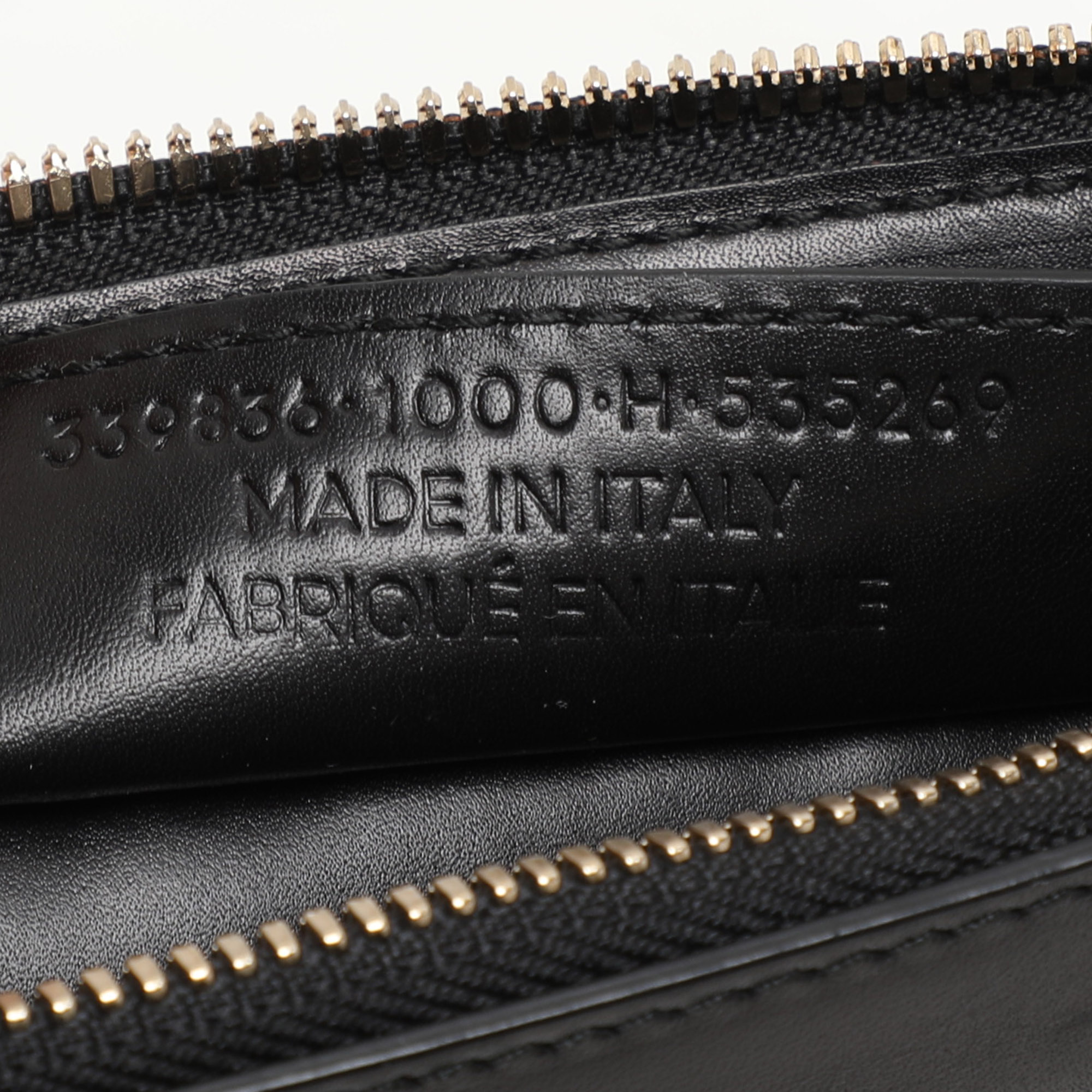 Balenciaga Black Leather Crochet Motorcycle Clutch 