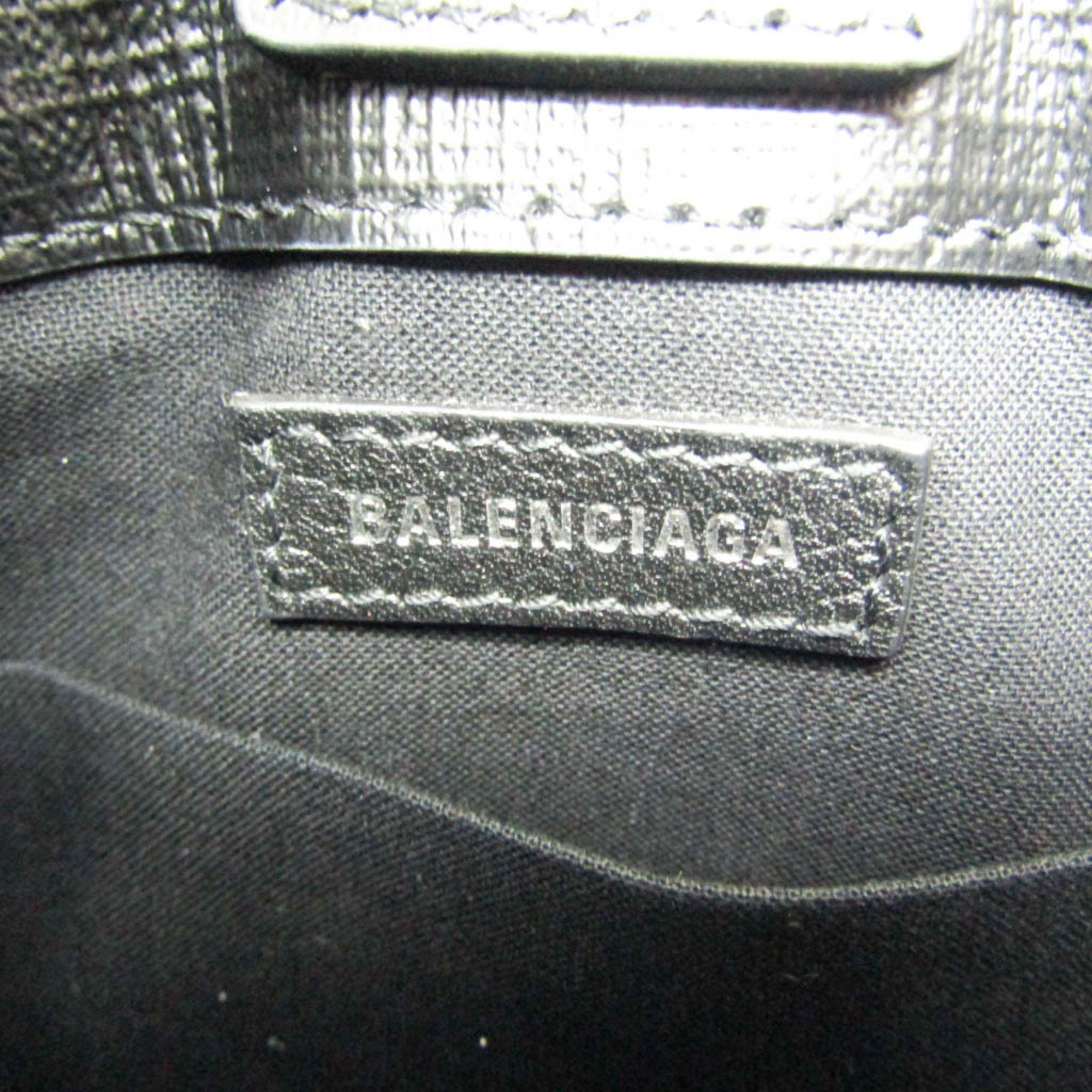 Balenciaga Black Leather Shoulder Bag 