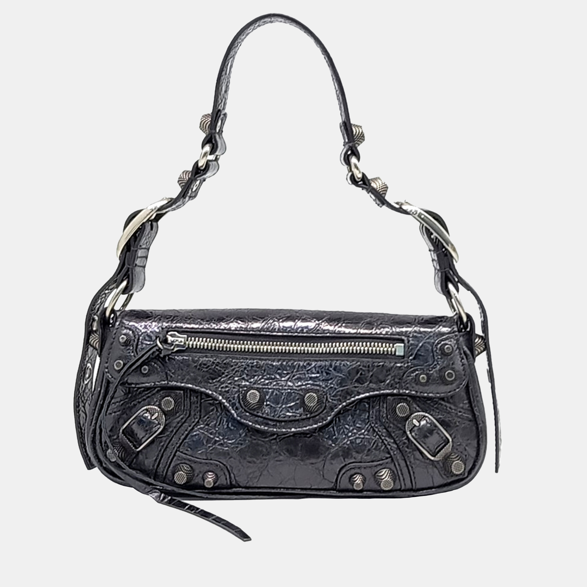 

Balenciaga Lecagol Slingback  Bag, Grey