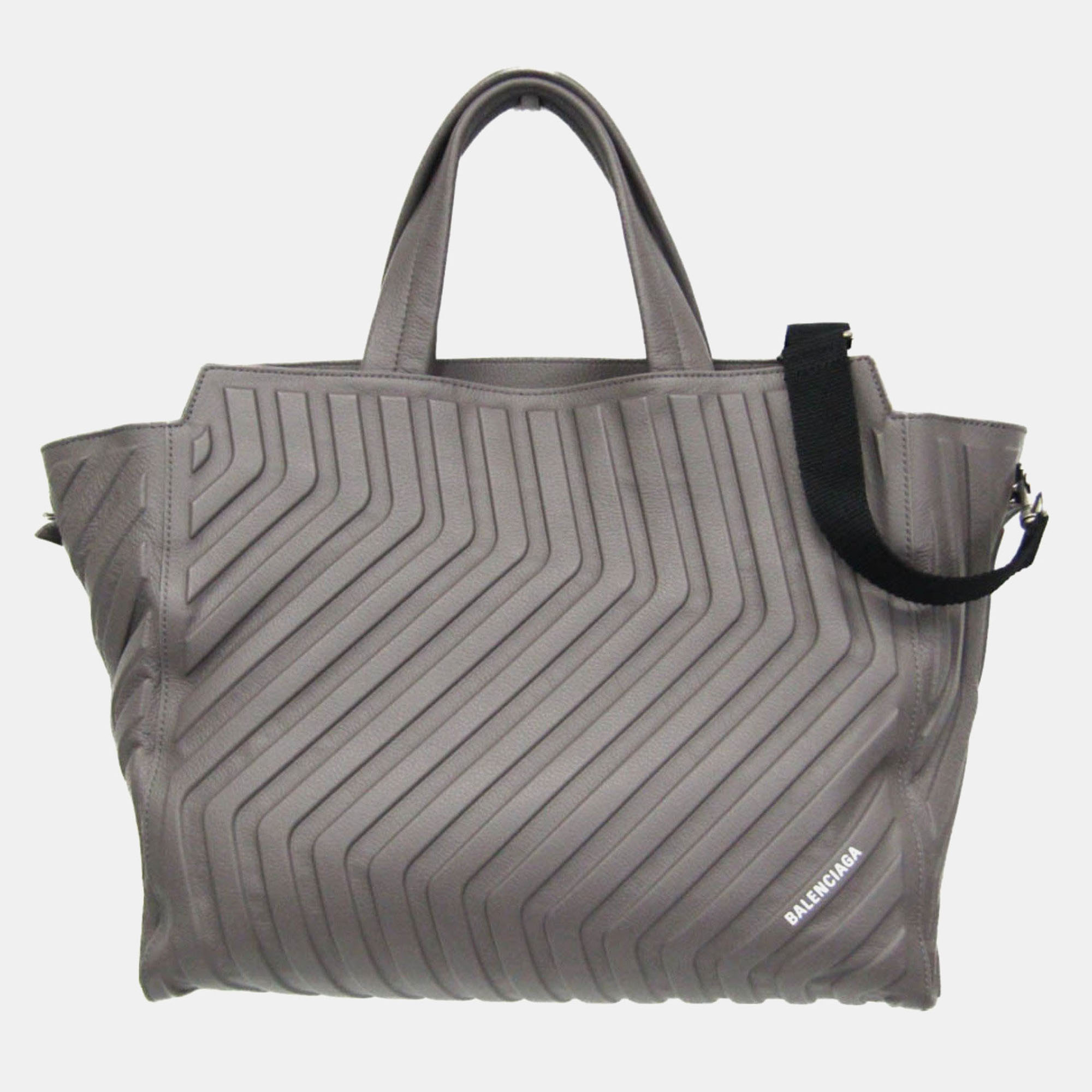 

Balenciaga Grey Leather Car Shoulder Bag