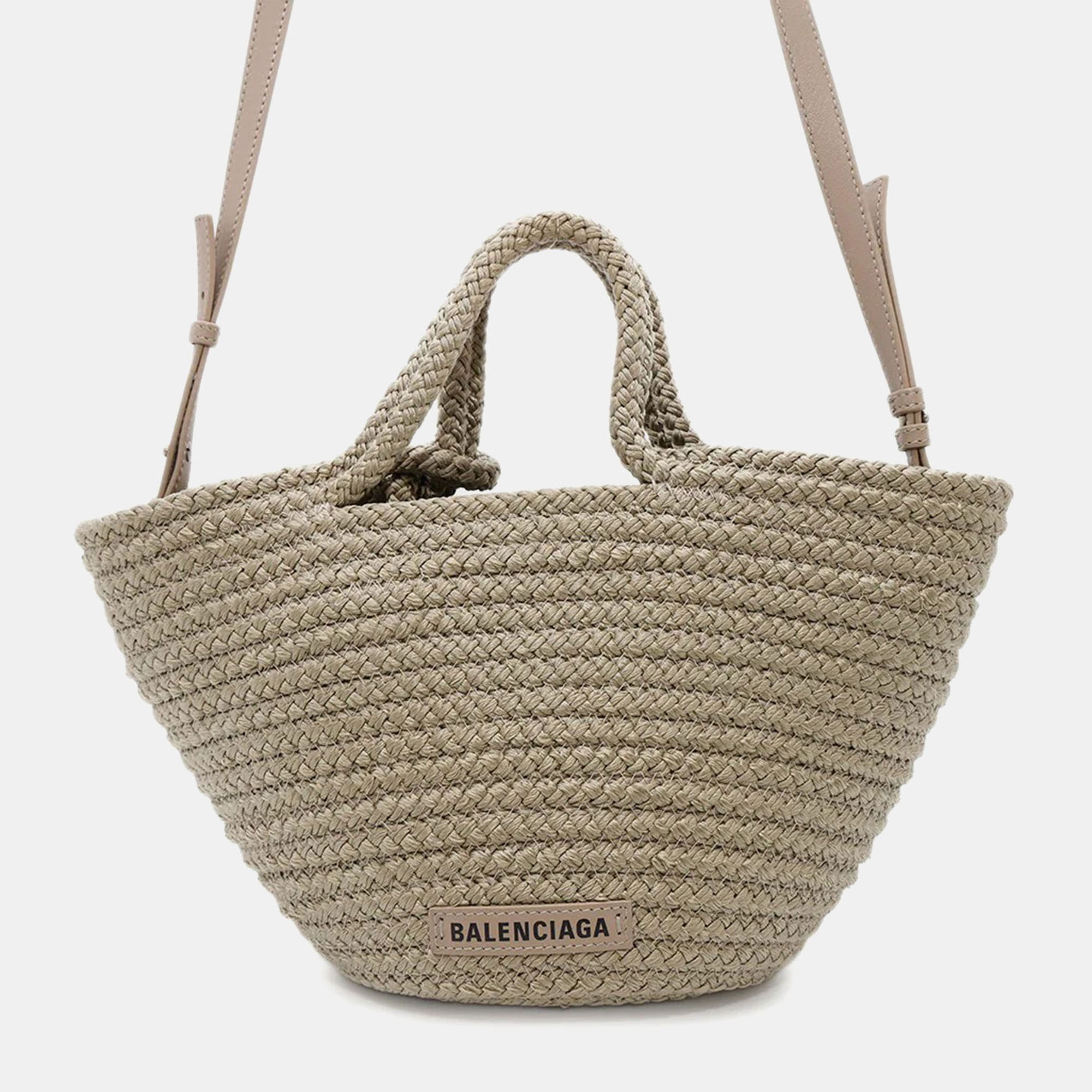 

Balenciaga Ibiza Khaki Nylon Size Small, Beige