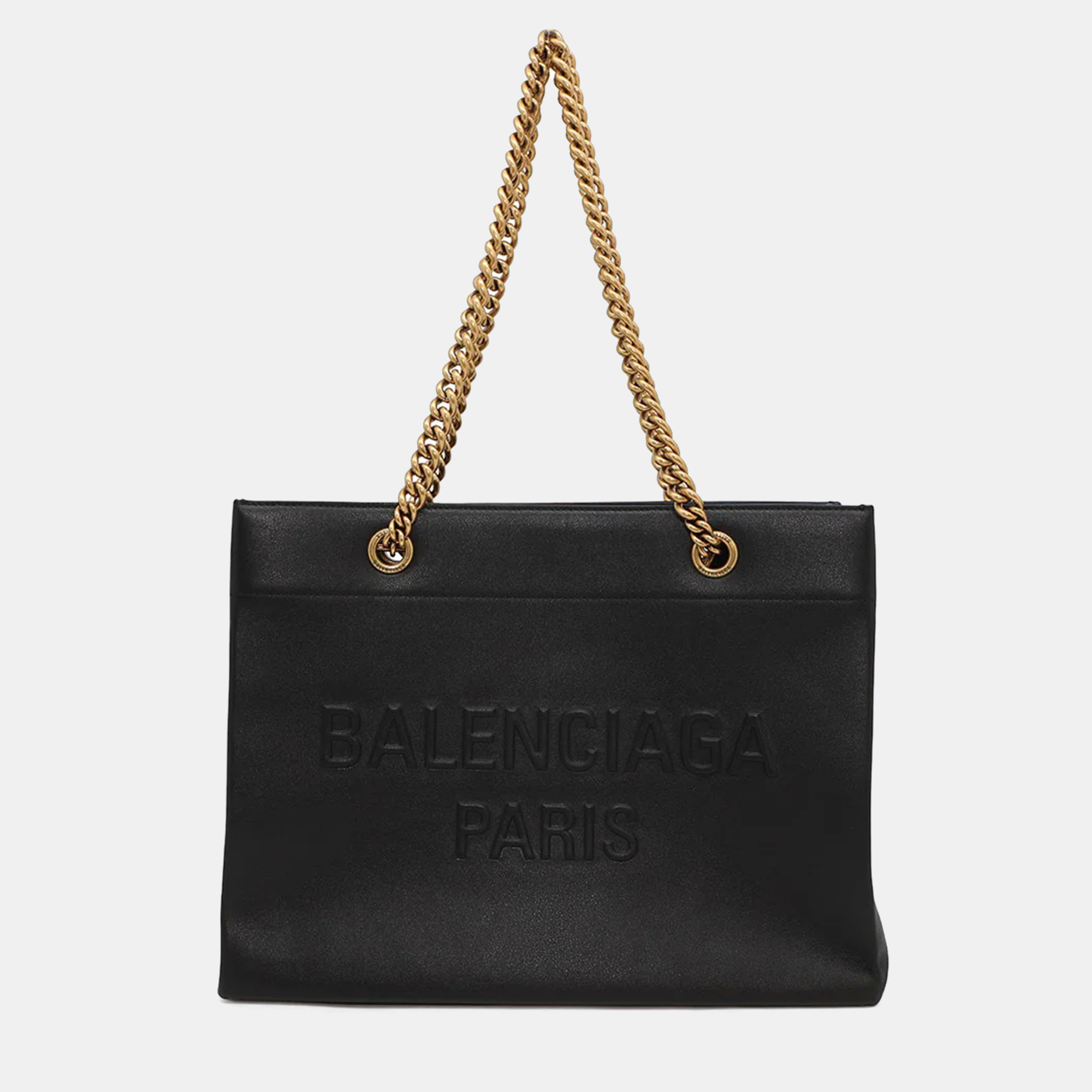 

Balenciaga Duty Free Chaintote Bag Black Leather Size Medium
