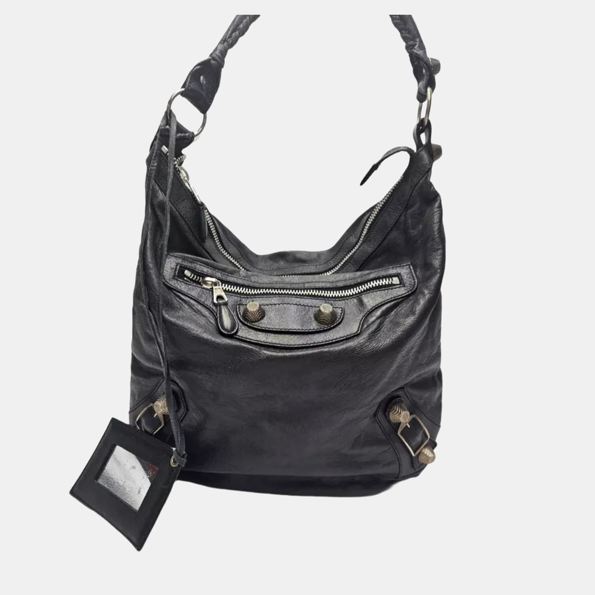 

Balenciaga Giant Day Black Lambskin Shoulder Bag