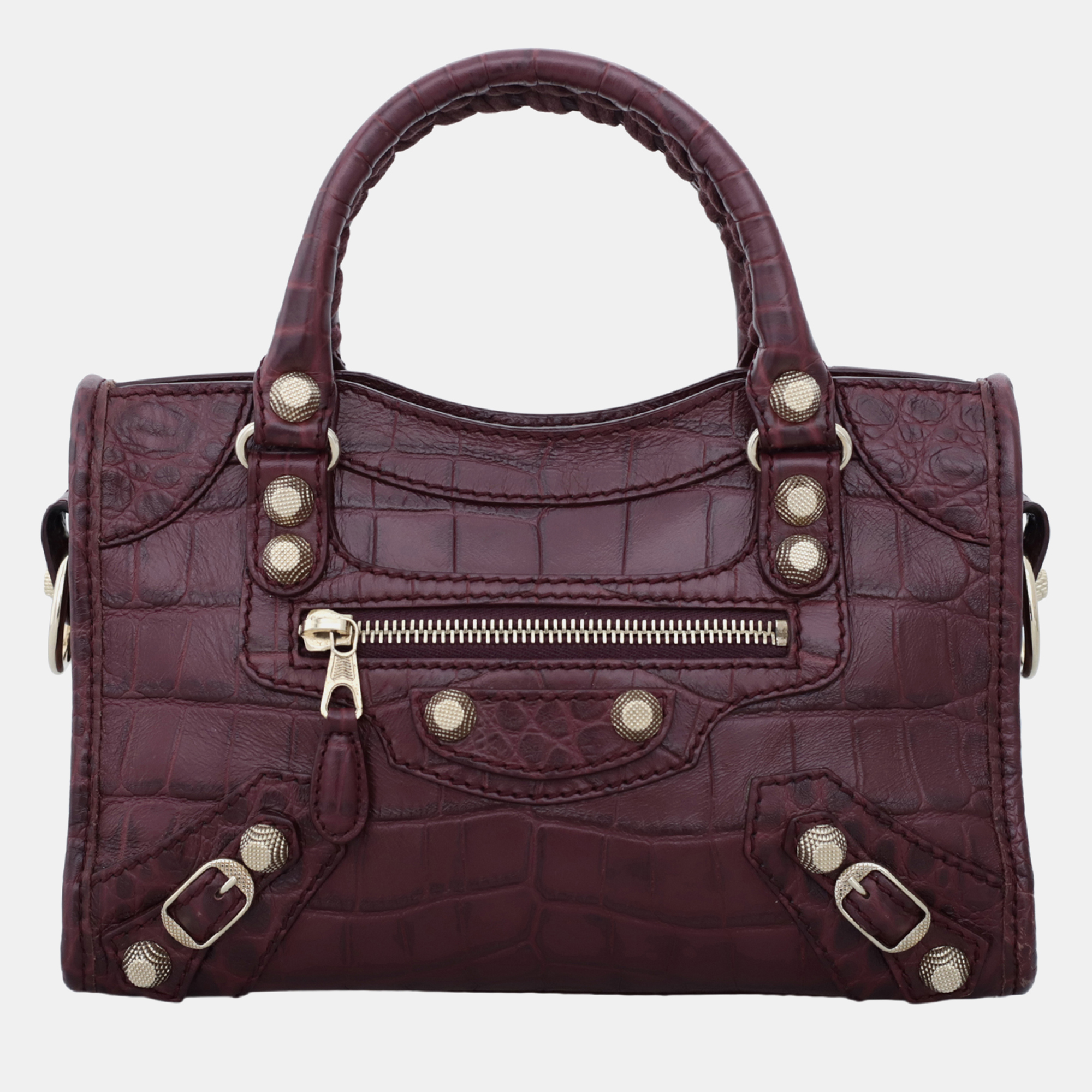 

Balenciaga Mini City Bag, Burgundy