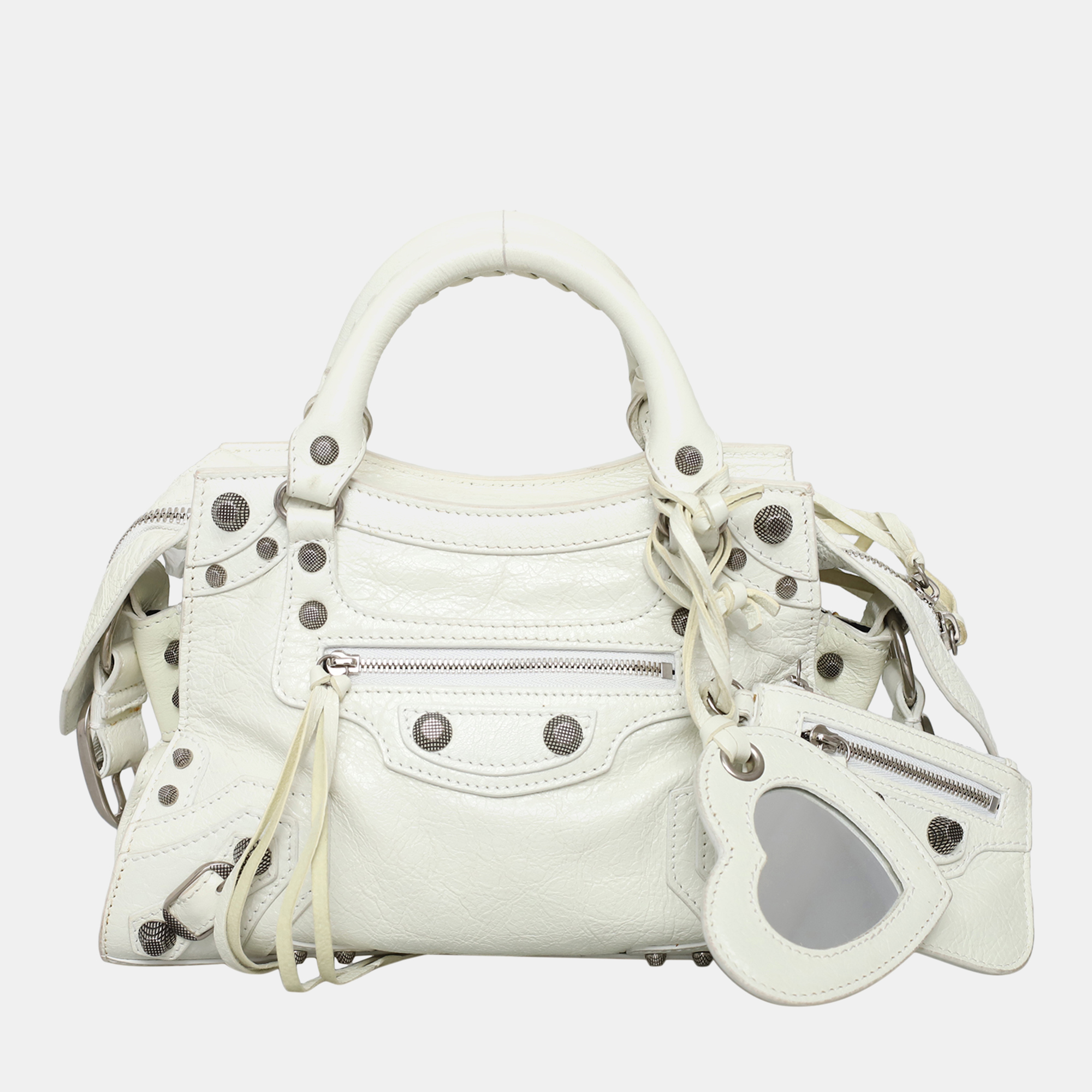

Balenciaga Neo Cagole Arena  Bag, White
