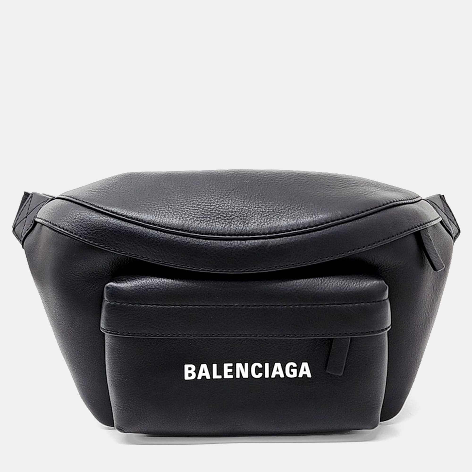 

Balenciaga Black Leather Everyday Hip Sack