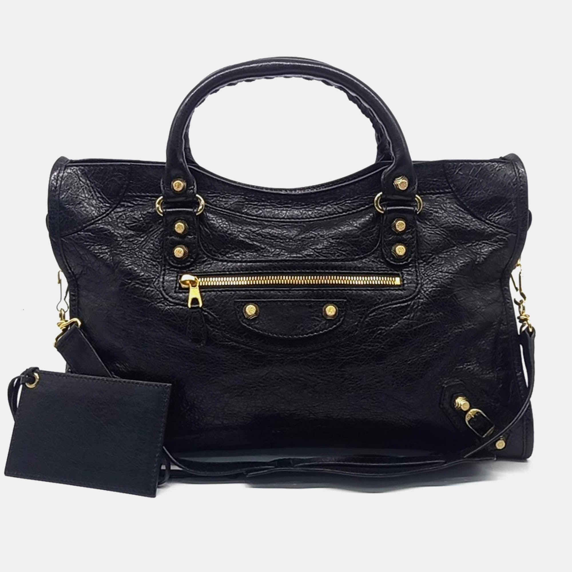 

Balenciaga Black Leather New Giant City Bag