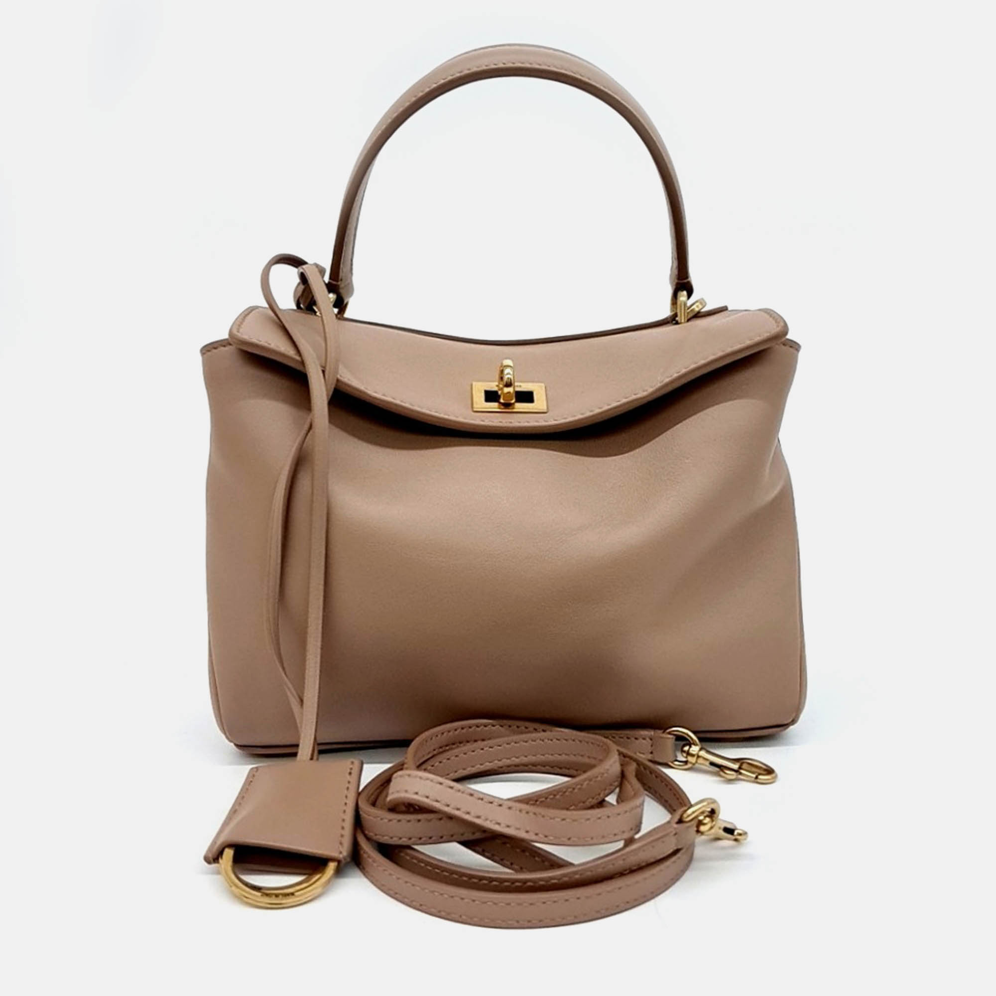 

Balenciaga Brown Leather Rodeo Mini bag