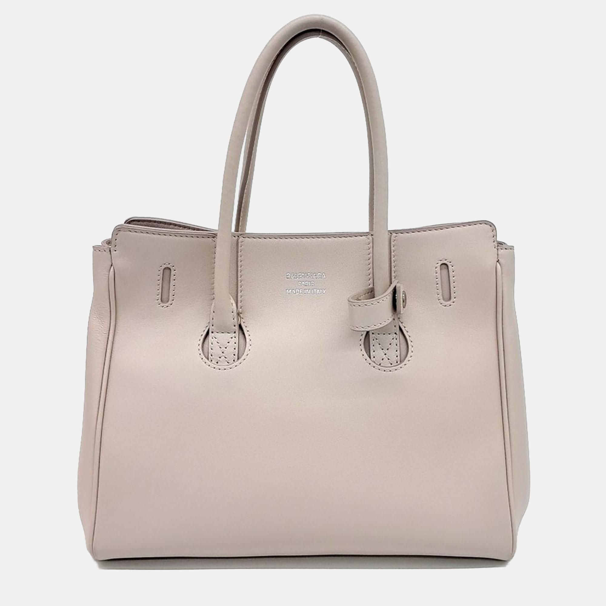 

Balenciaga Beige Leather Tote and Shoulder Bag
