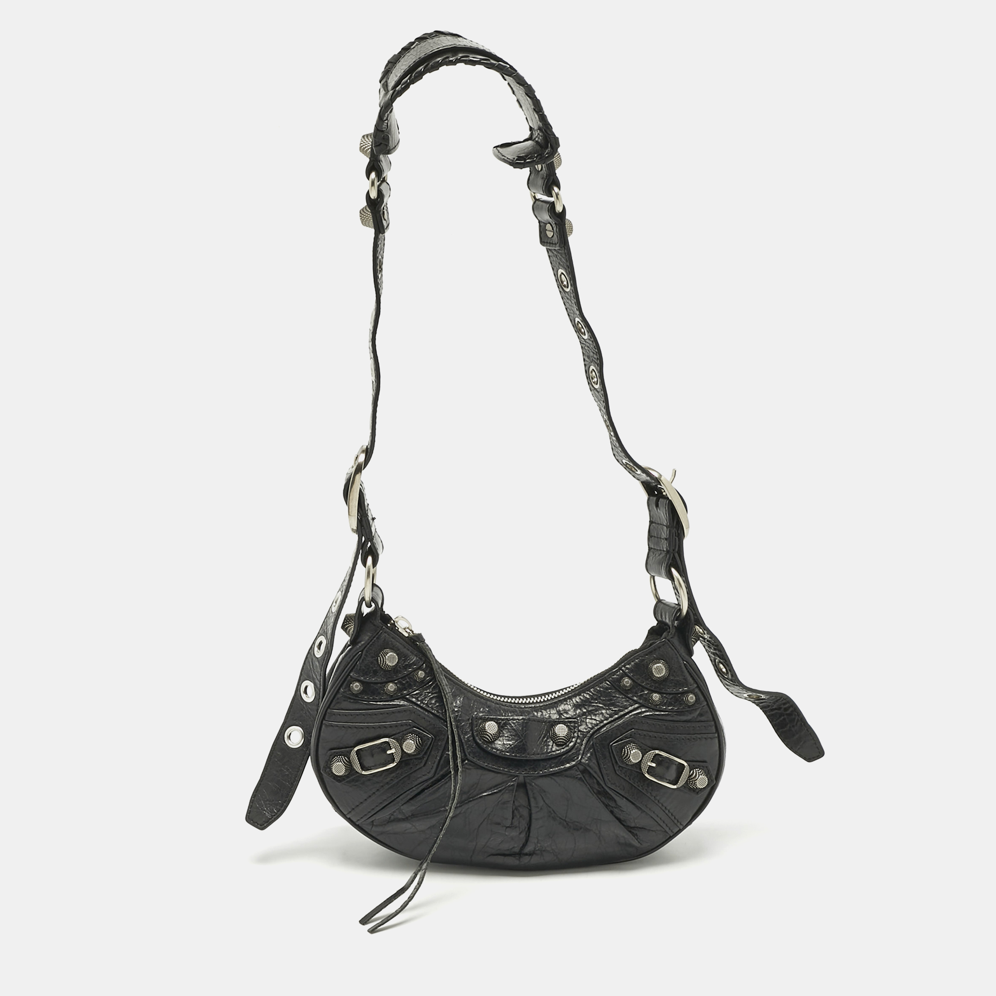 

Balenciaga Black Leather  Le Cagole Shoulder Bag