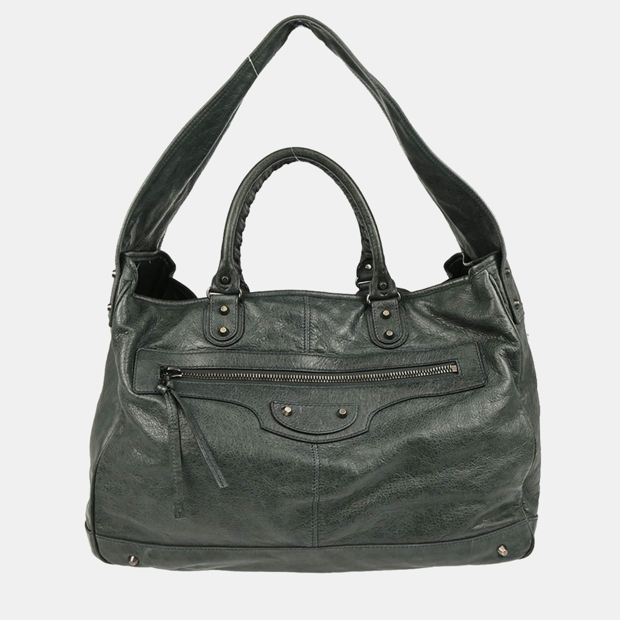 

Balenciaga Green Classic Bridge Shoulder Bag Handbag