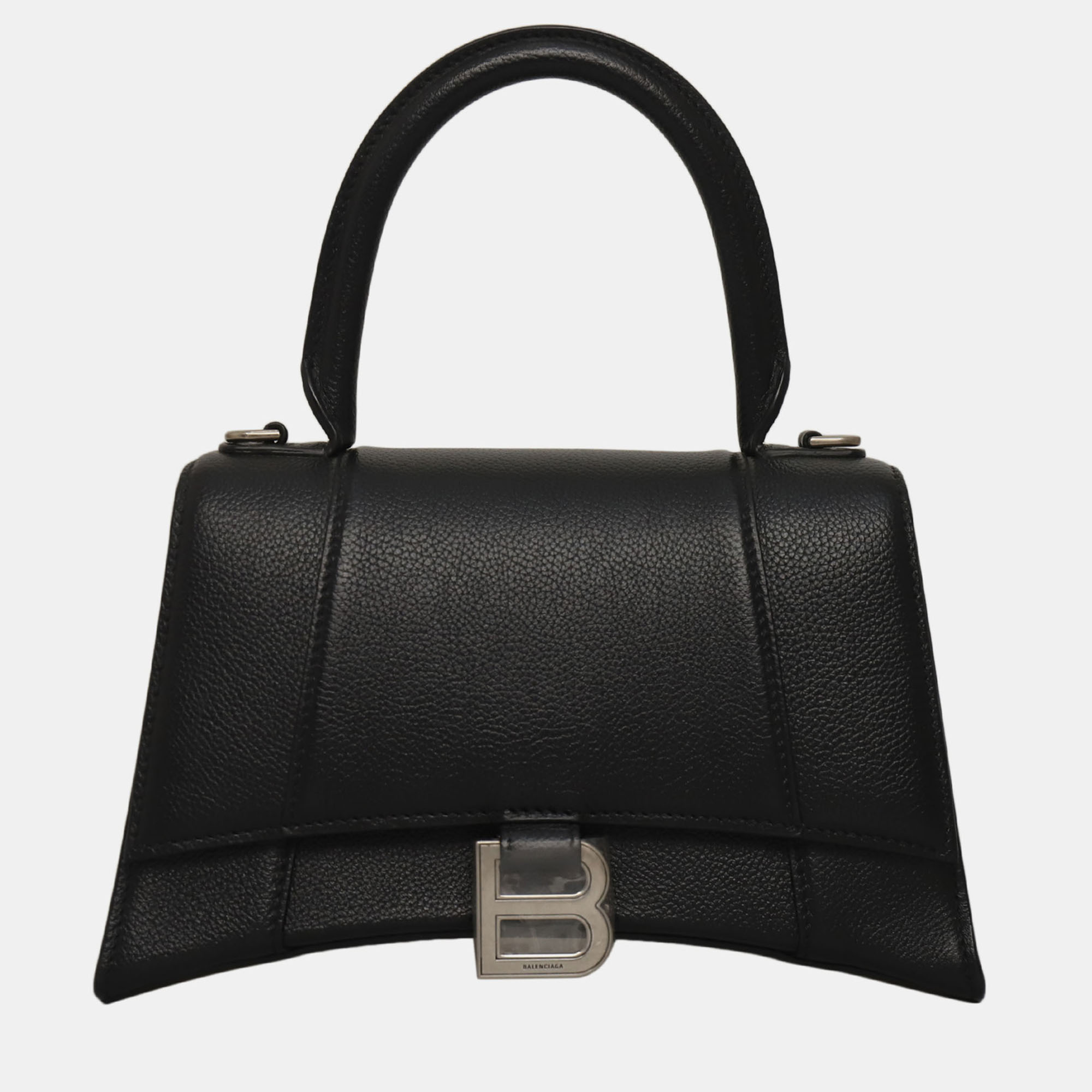 

Balenciaga Leather Black Small Hourglass Bag