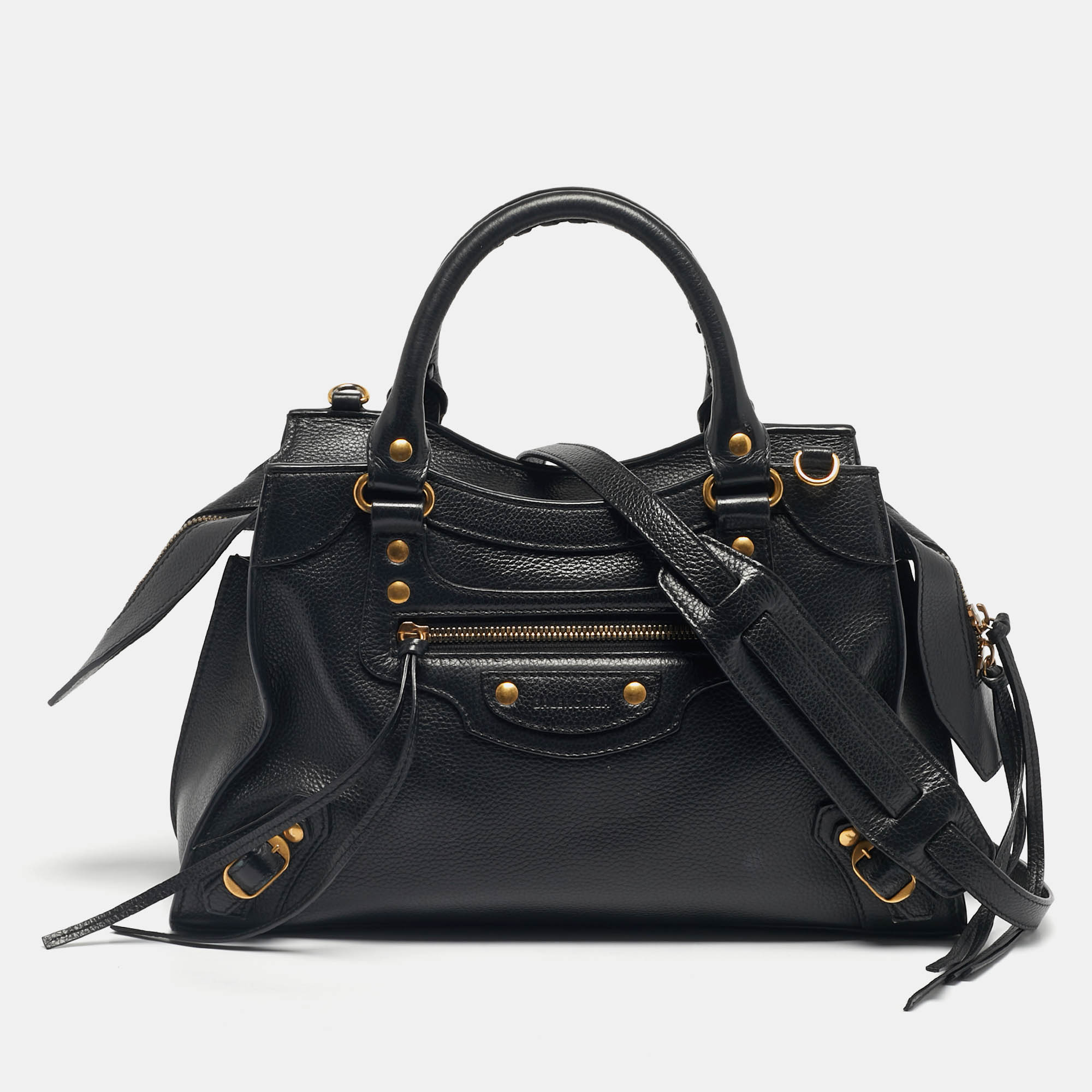 

Balenciaga Black Leather  Neo Classic Tote