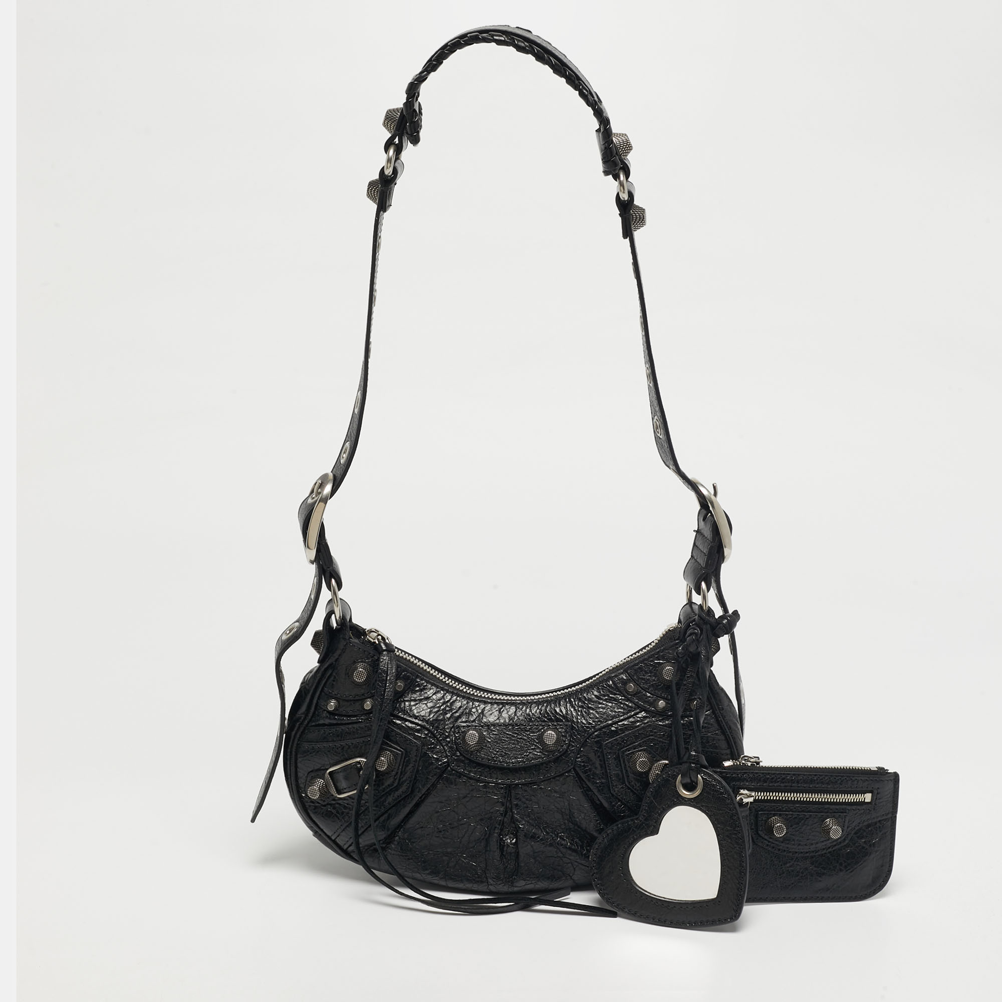 

Balenciaga Black Leather  Le Cagole Shoulder Bag