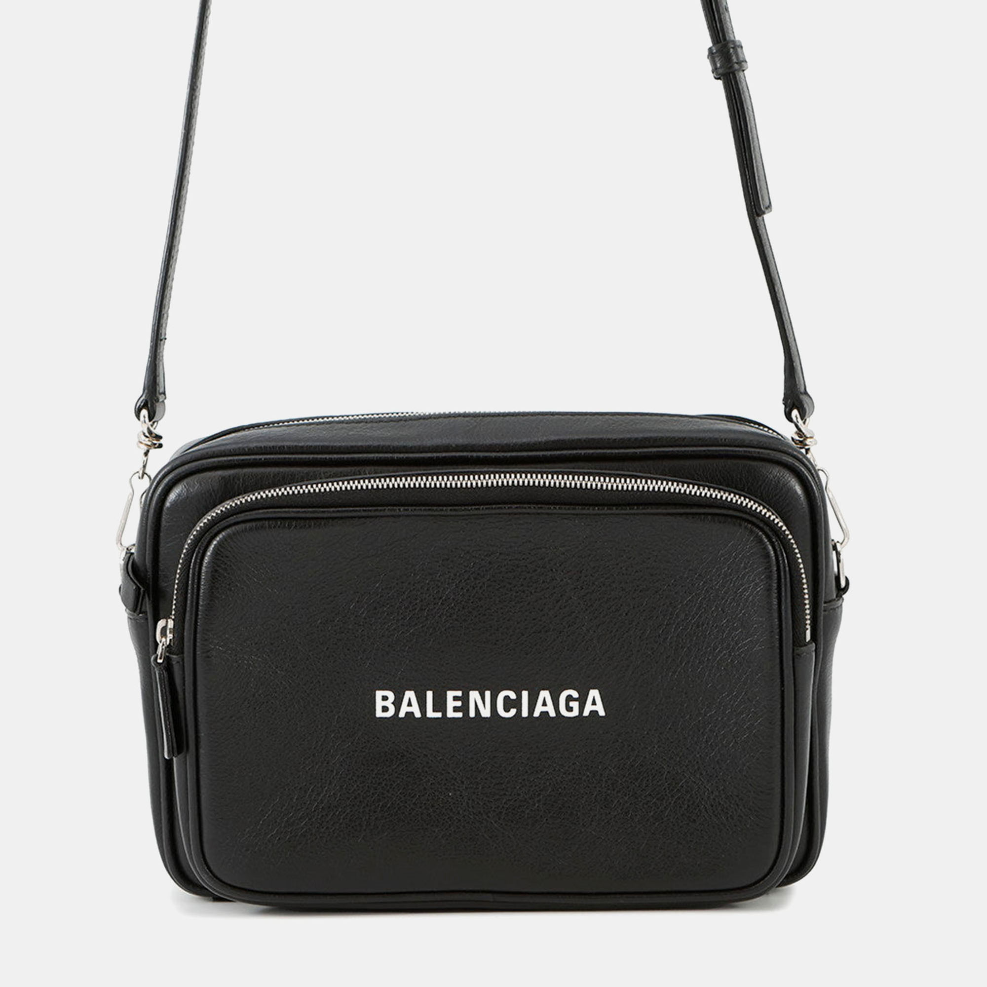 

Balenciaga Everyday Cross Body Bag Black Leather