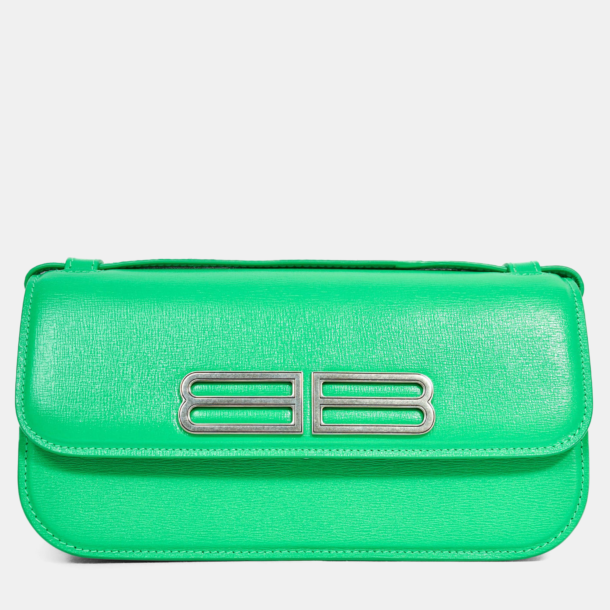 

Balenciaga Green Leather 'Gossip' Shoulder Bag