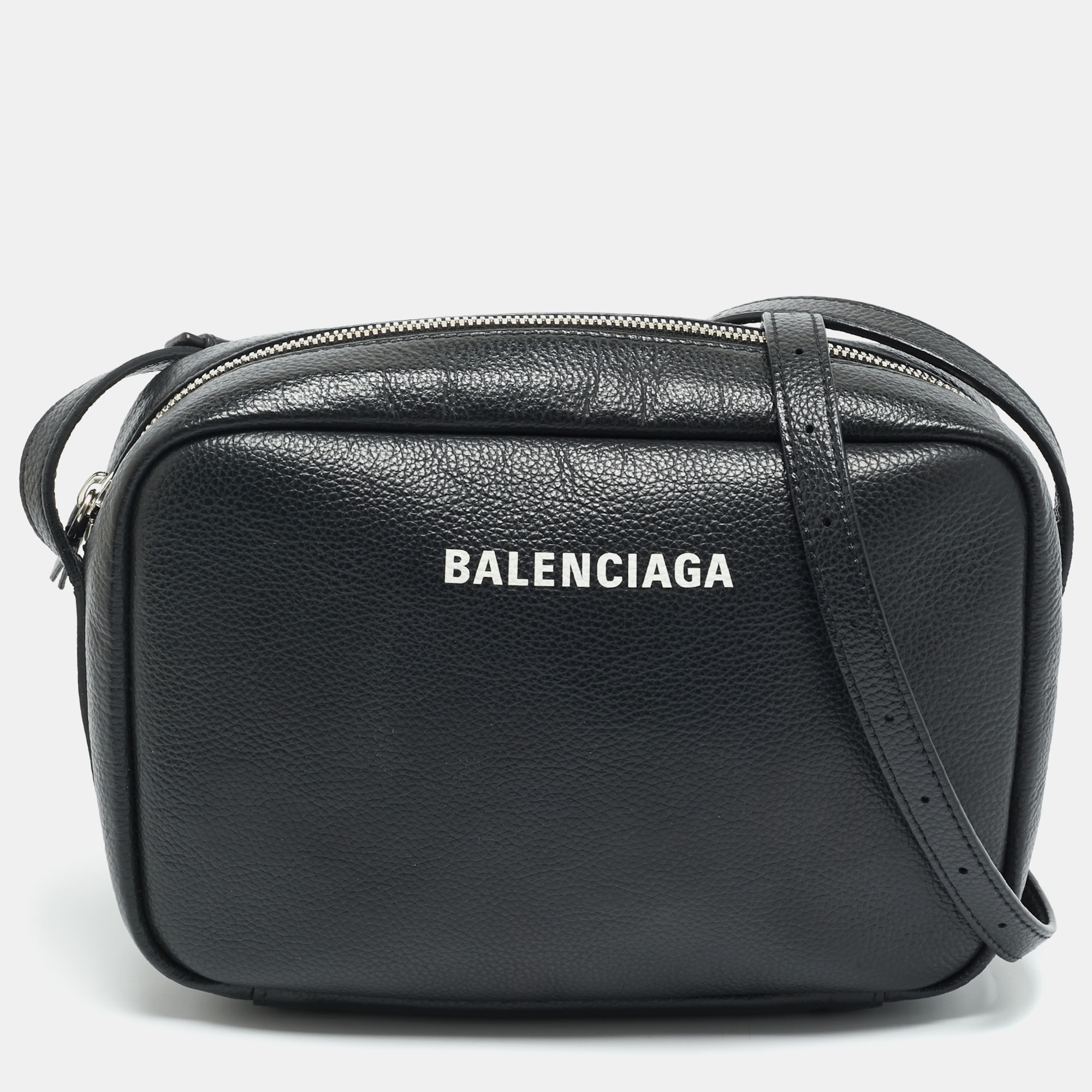 

Balenciaga Everyday Black Leather Camera Shoulder Bag