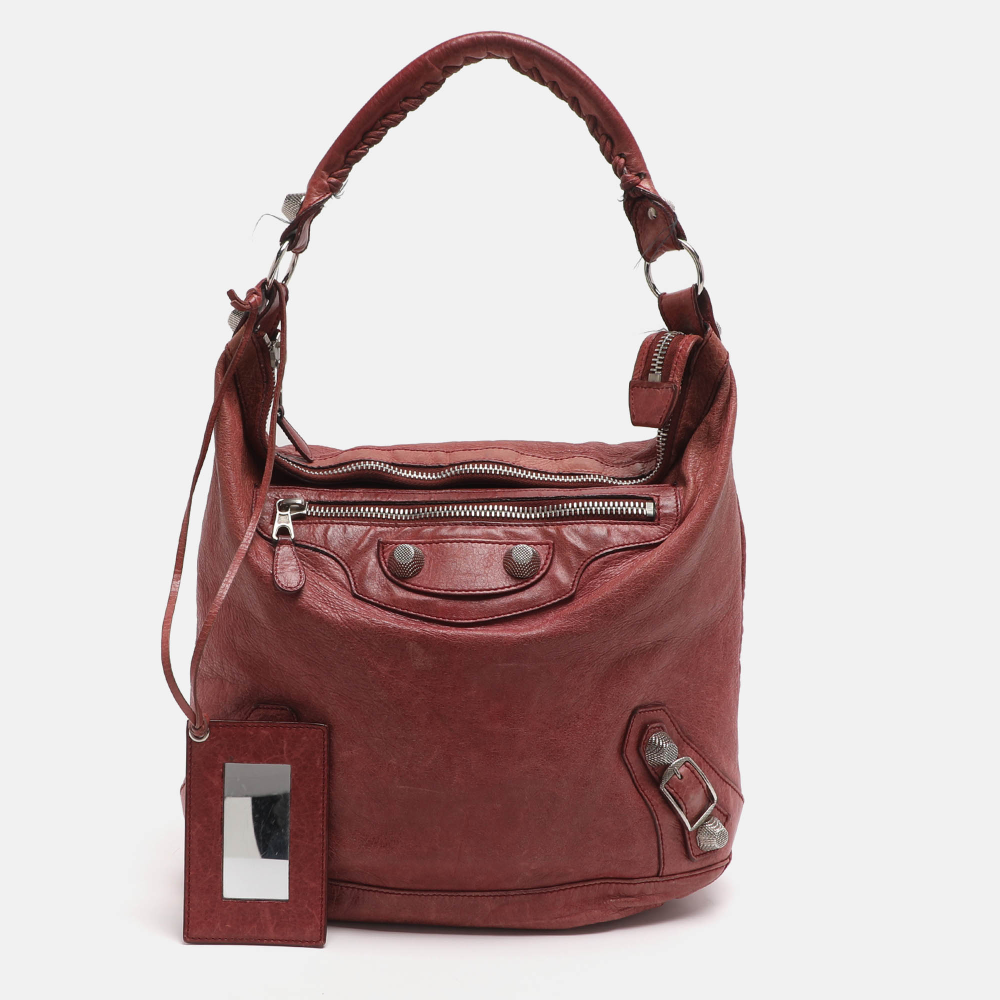 

Balenciaga Light Pink Leather GSH Day Hobo