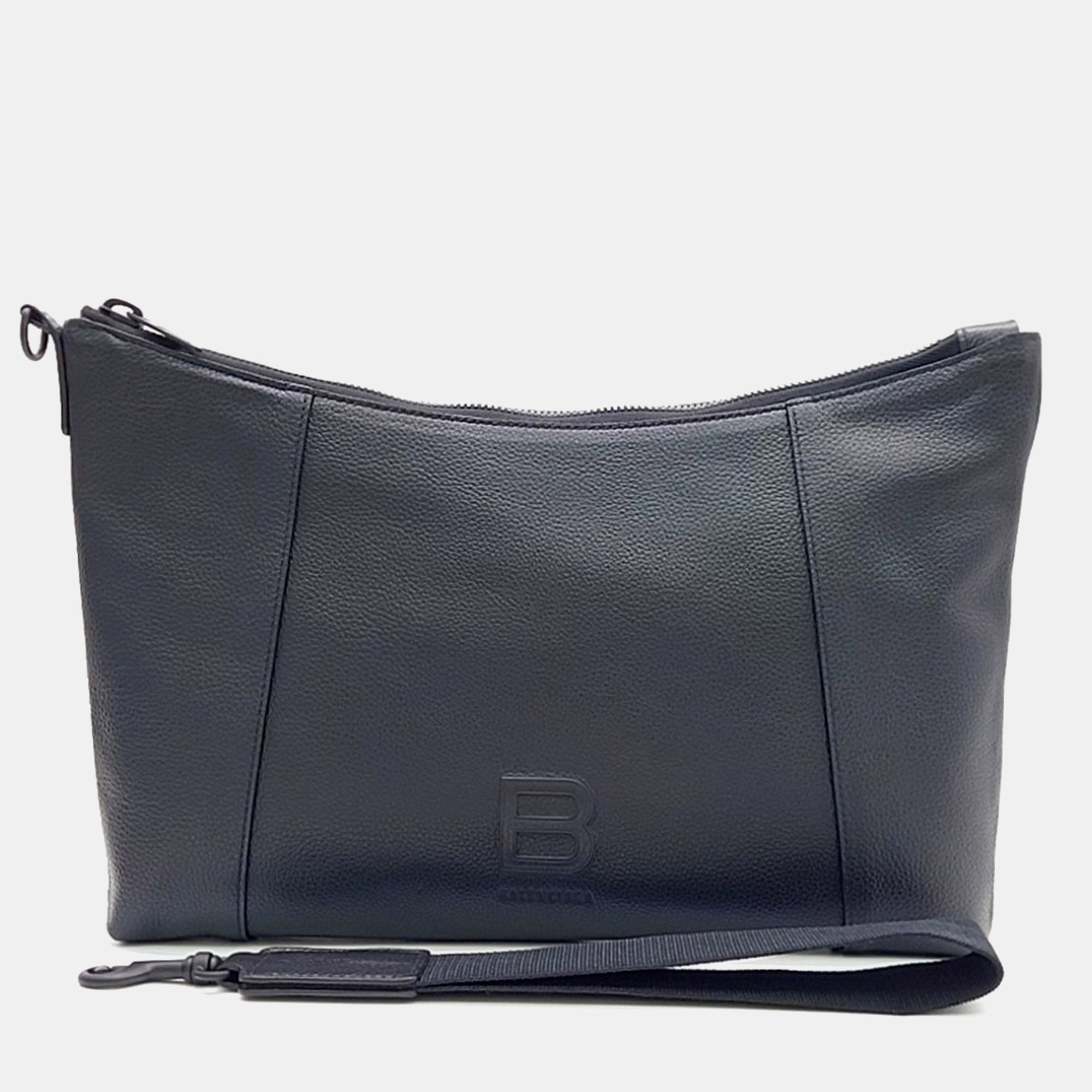 

Balenciaga Black Leather clutch