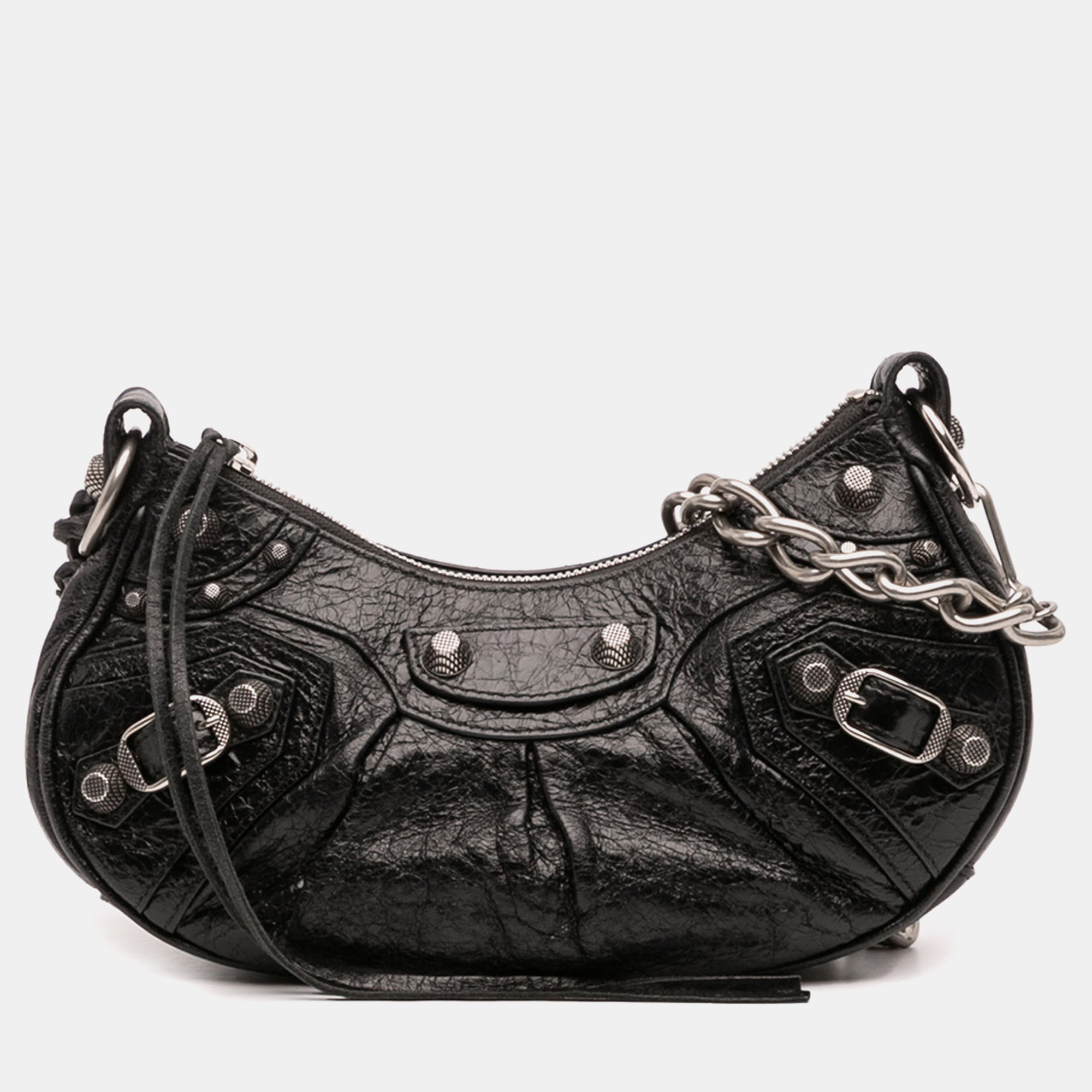 

Balenciaga Black Lambskin Motocross Le Cagole