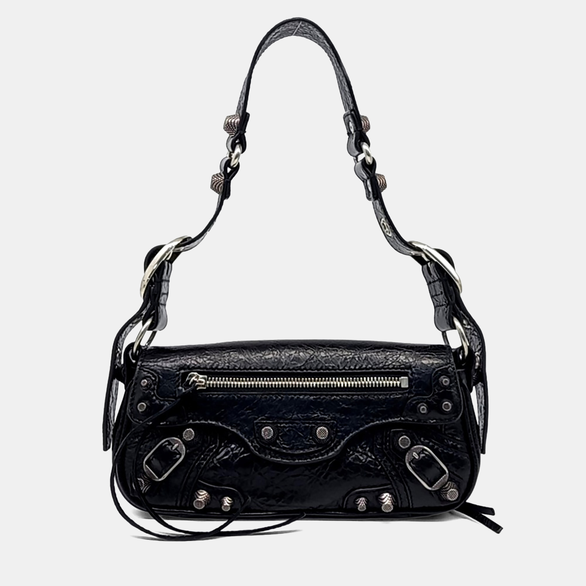 

Balenciaga Black Leather Le Cagol Slingback