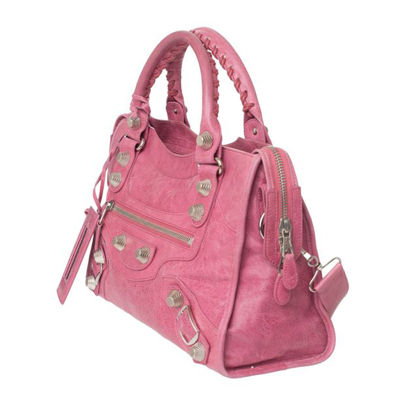 

Balenciaga Pink Leather Giant City Bag