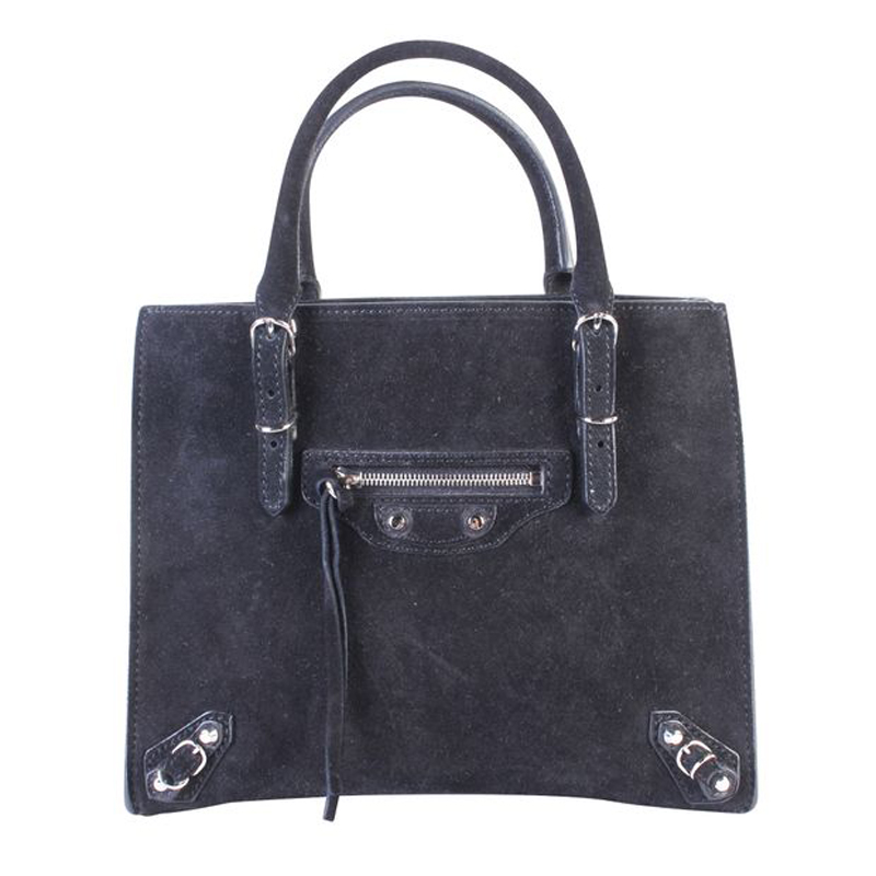 Balenciaga Balenciaga Papier A4 Tote Bag In Midnight Blue Leather on SALE