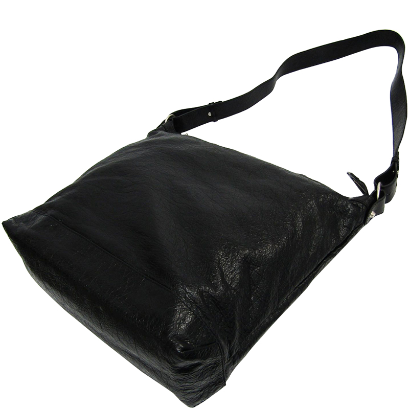 

Balenciaga Black Lambskin Leather Day Bag