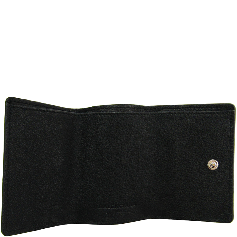 

Balenciaga Black Leather Essential Mini Wallet