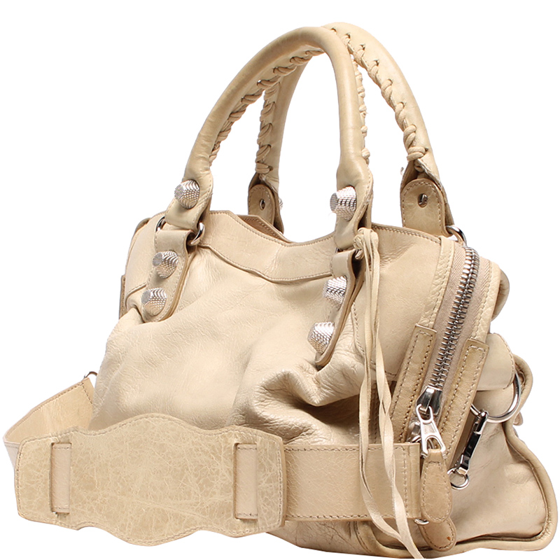 

Balenciaga Beige Leather GH City Bag