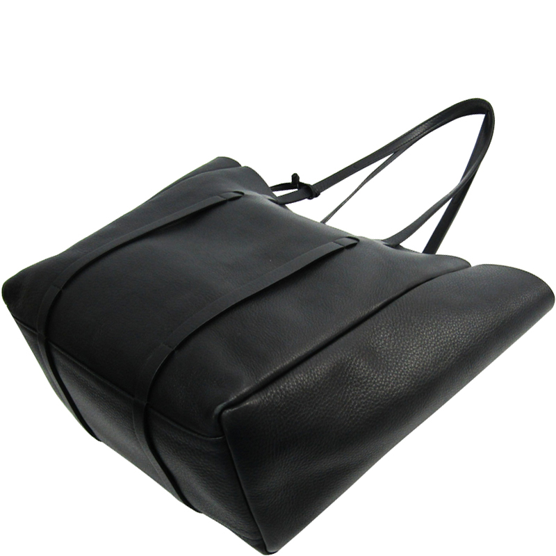 

Balenciaga Black Leather Tote Bag