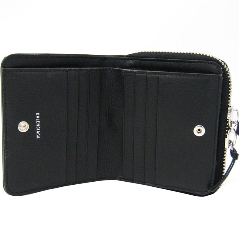 

Balenciaga Black Calfskin Leather Wallet