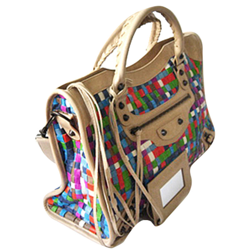 

Balenciaga Multicolor Leather City Bag