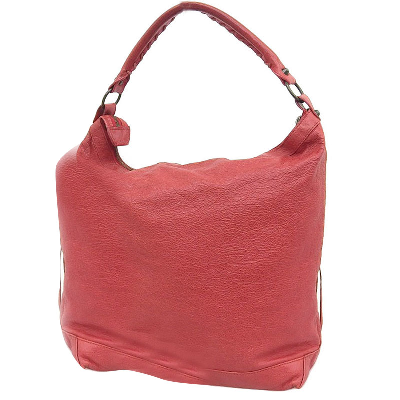 

Balenciaga Red Leather City Shoulder Bag
