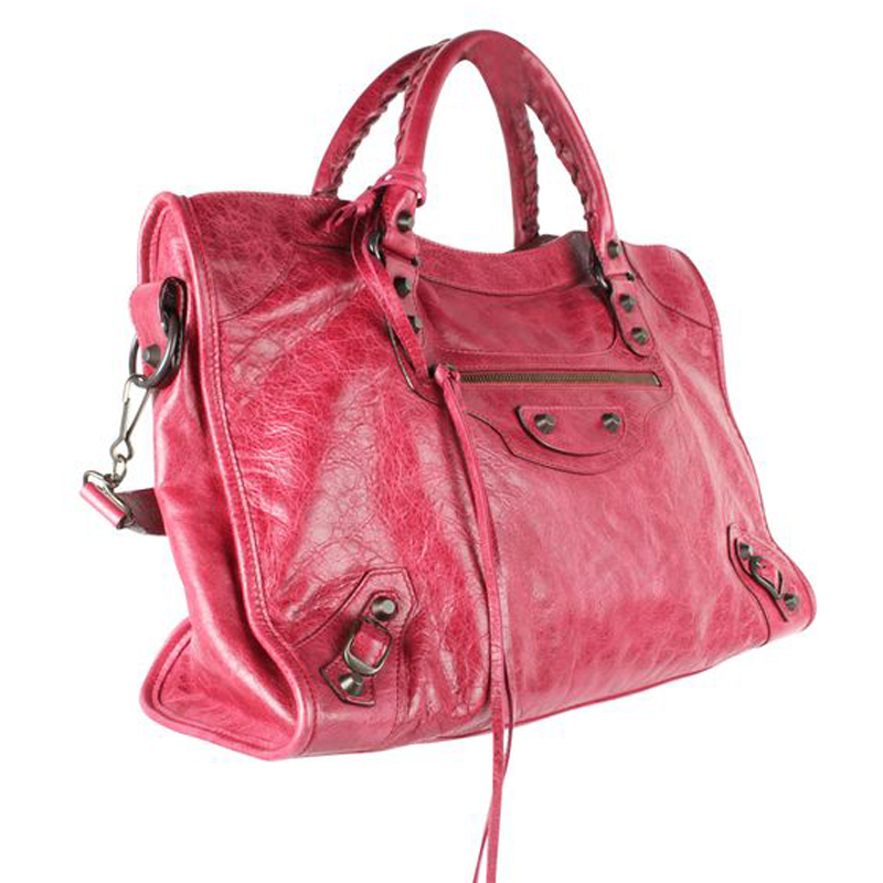 

Balenciaga Pink Leather Classic Satchel