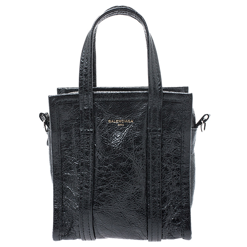 Balenciaga Black Leather XS Bazar Shopper Tote Balenciaga | TLC